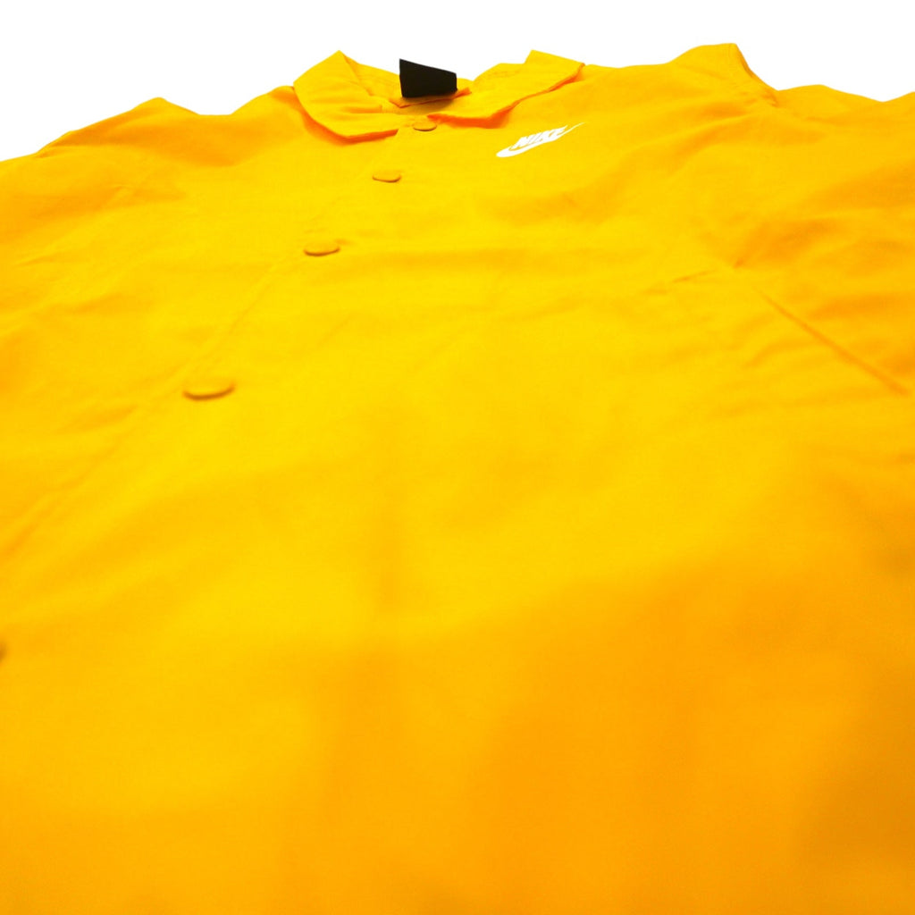 NIKE Coach Jacket M Giallo Swoosh JUST DO IT Stampa posteriore JDI WOVEN JACKET CJ4798-739
