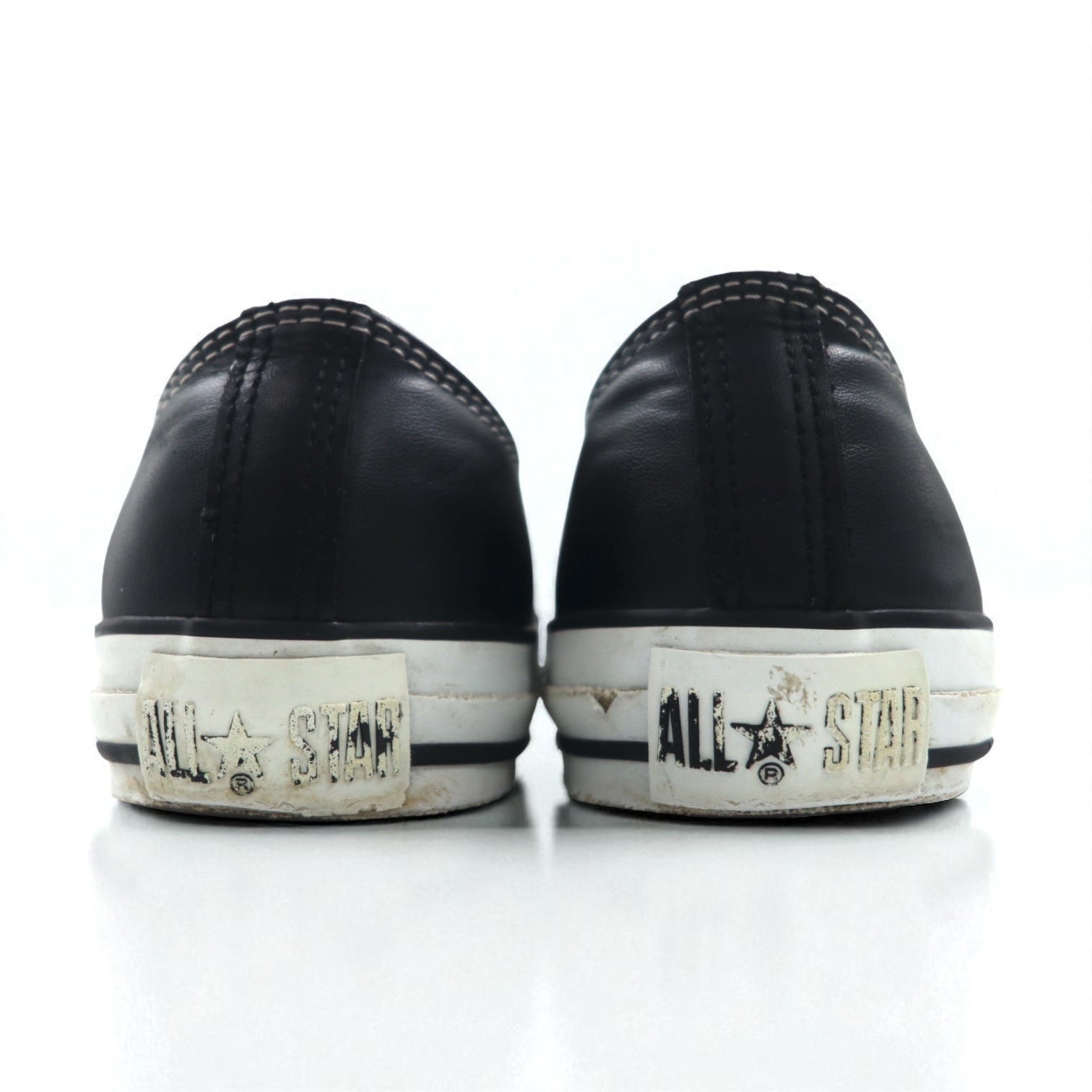 CONVERSE ALL STAR OX in pelle, sneakers, 27 cm, nero, 1B906