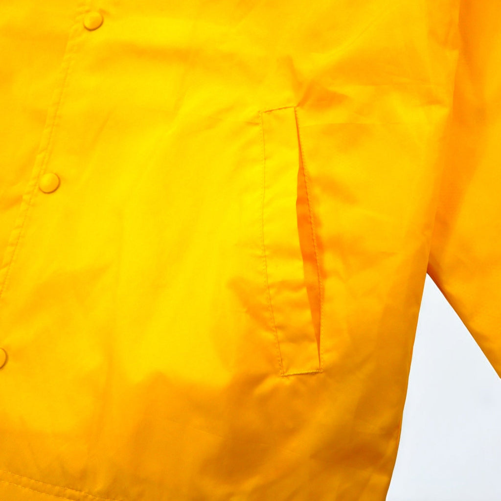 NIKE Coach Jacket M Giallo Swoosh JUST DO IT Stampa posteriore JDI WOVEN JACKET CJ4798-739