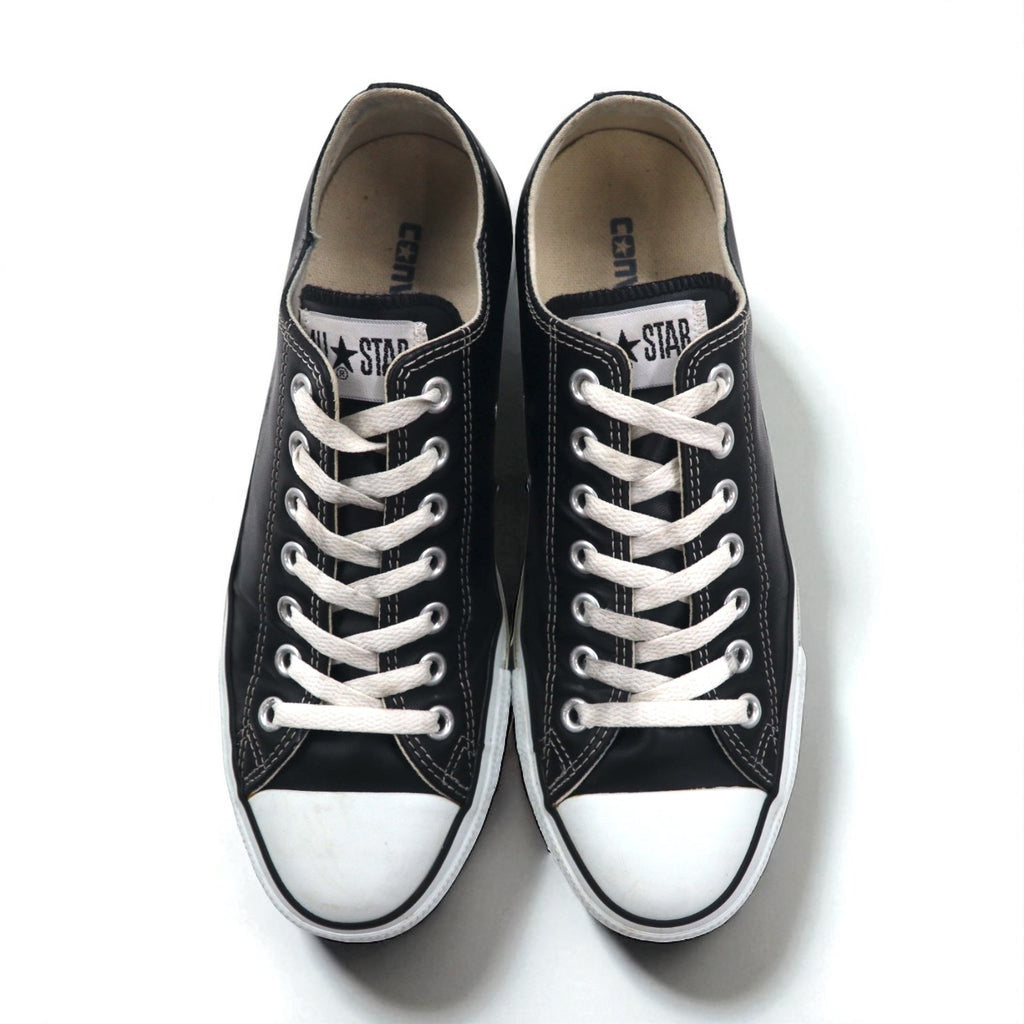 CONVERSE ALL STAR OX in pelle, sneakers, 27 cm, nero, 1B906
