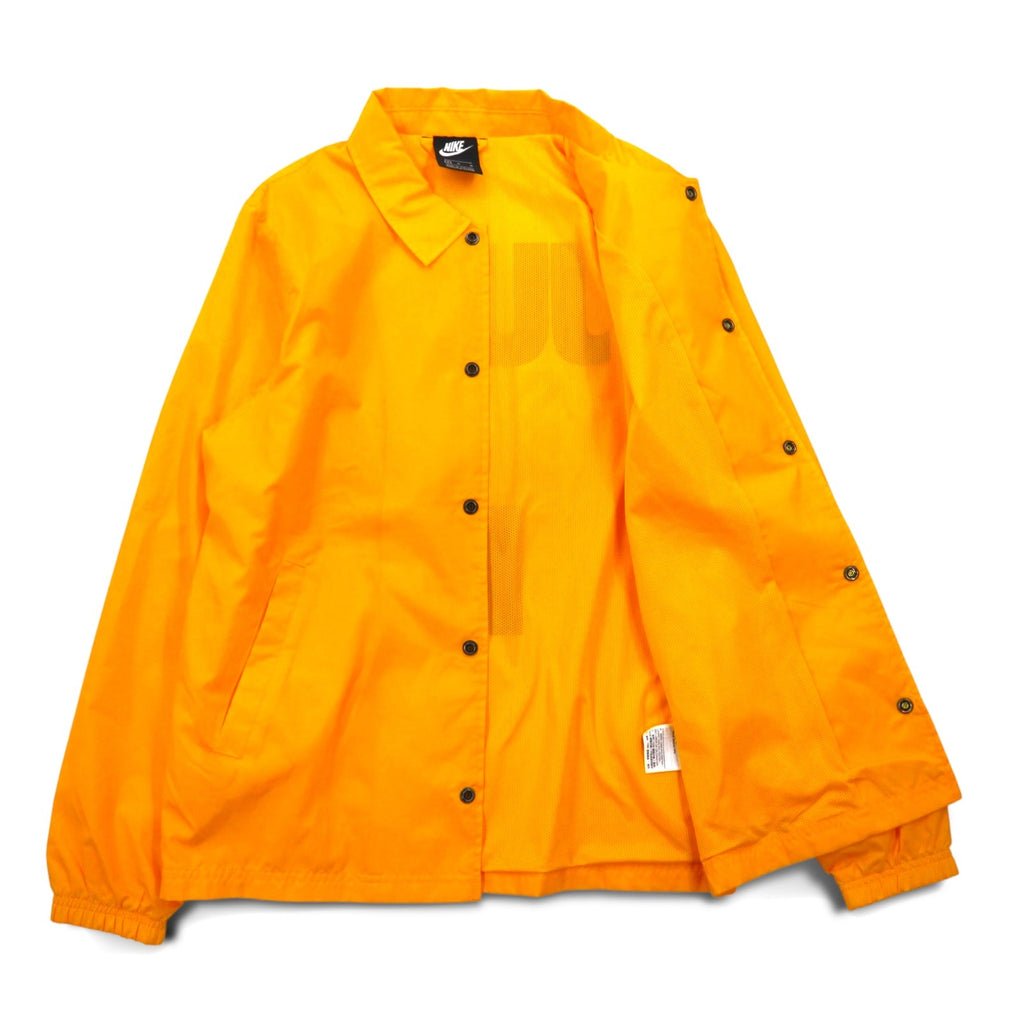 NIKE Coach Jacket M Giallo Swoosh JUST DO IT Stampa posteriore JDI WOVEN JACKET CJ4798-739