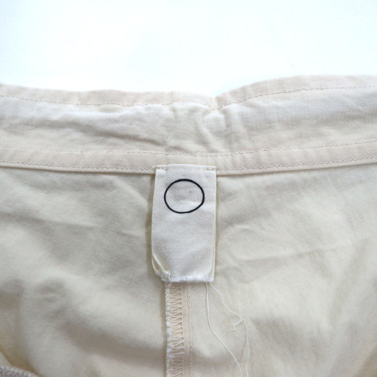 O project Pantaloni ampi alla turca REGULAR FIT Pantaloni S Cotone Beige Made in Japan