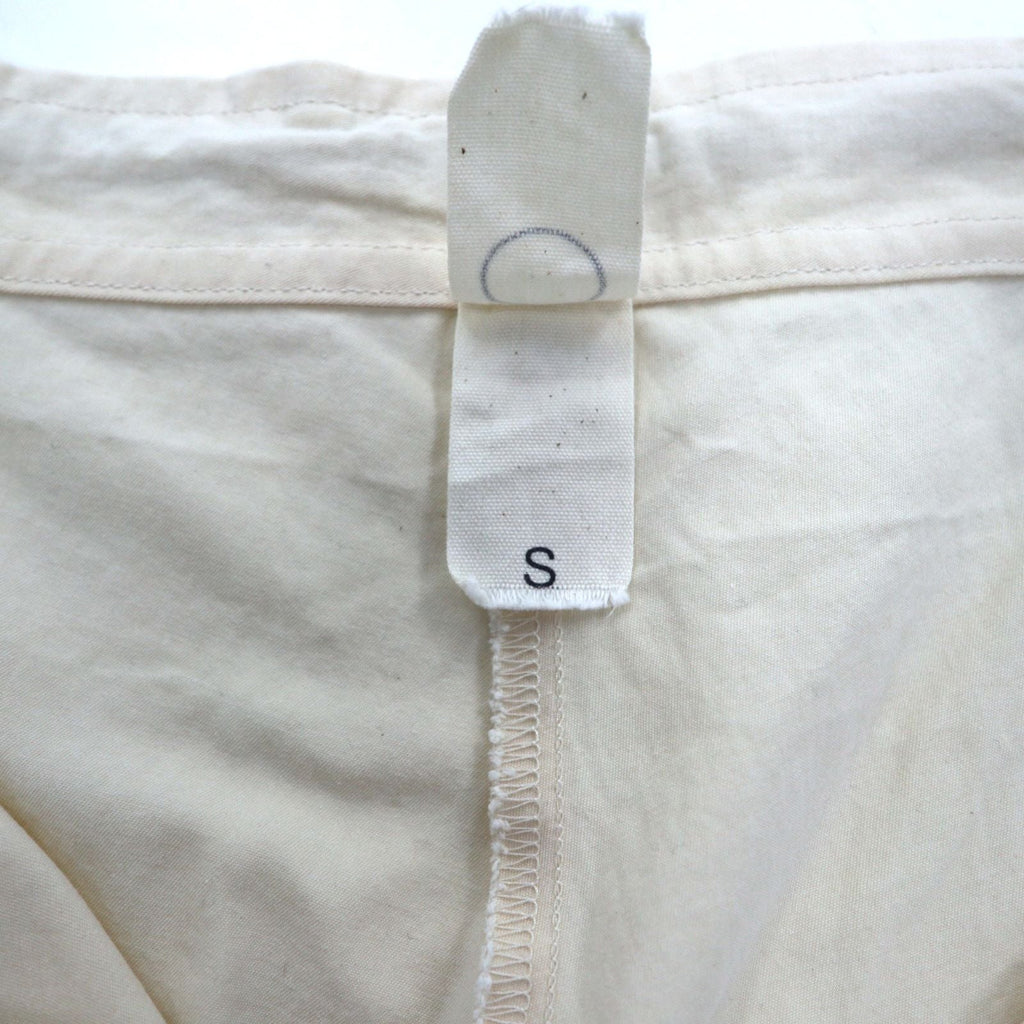 O project ワイド サルエル パンツ REGULAR FIT TROUSERS トラウザーズ S コットン ベージュ 日本製
