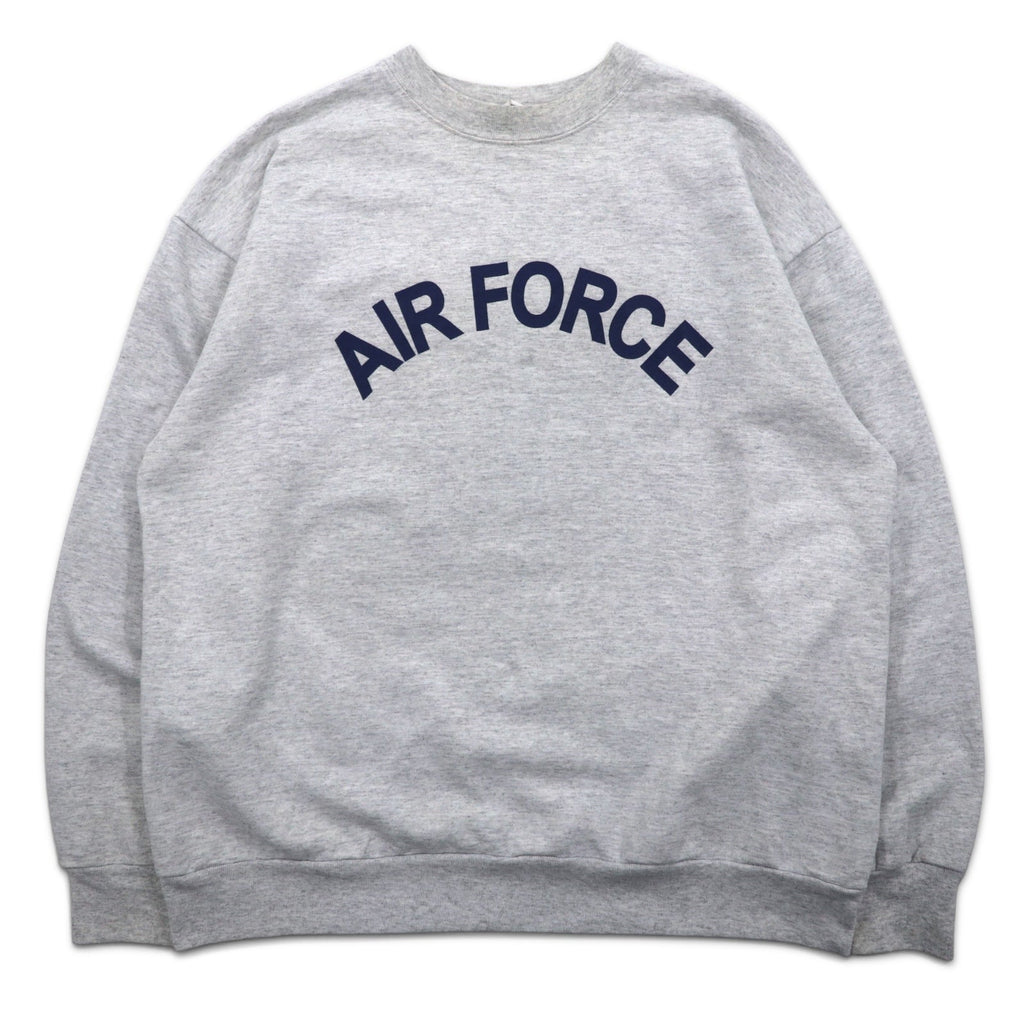 US AIR FORCE Anni '90 Fatto negli USA Felpa stampata Esercito USA M Grigio Cotone Militare 8415-01-407-2745 MEKE, inc
