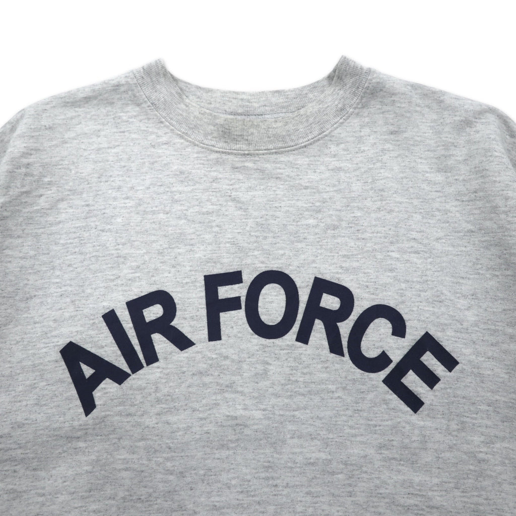 US AIR FORCE Anni '90 Fatto negli USA Felpa stampata Esercito USA M Grigio Cotone Militare 8415-01-407-2745 MEKE, inc