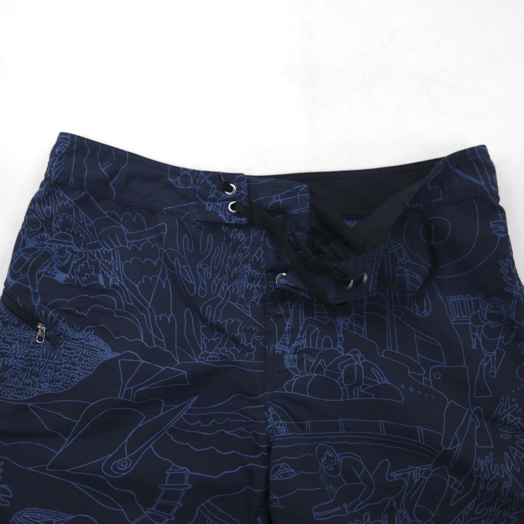 Patagonia Wavefarer II Board Shorts pantaloncini da surf M nylon fantasia 86711