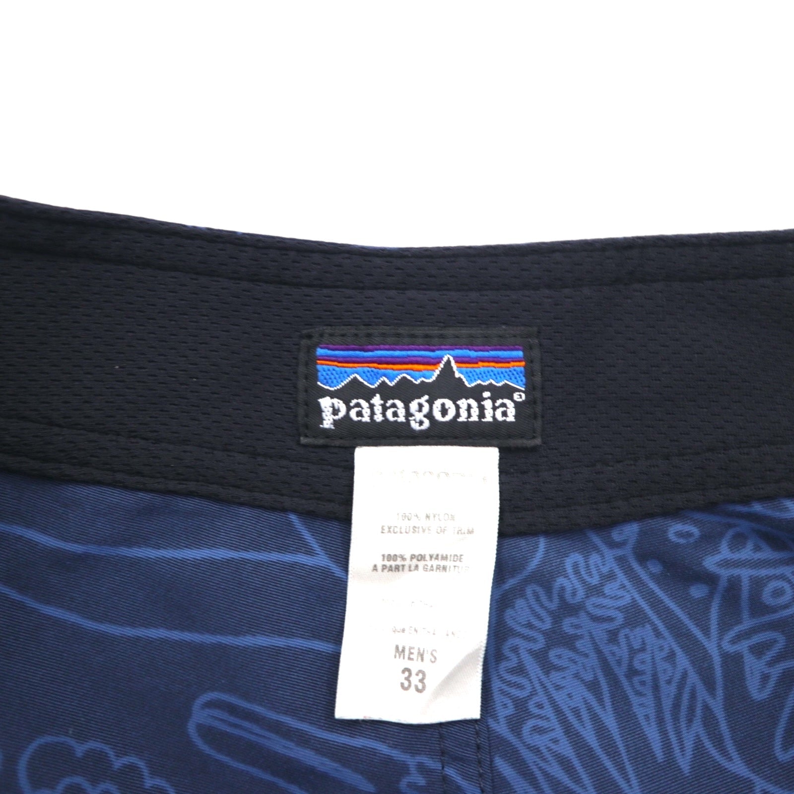 Patagonia Wavefarer II Board Shorts pantaloncini da surf M nylon fantasia 86711