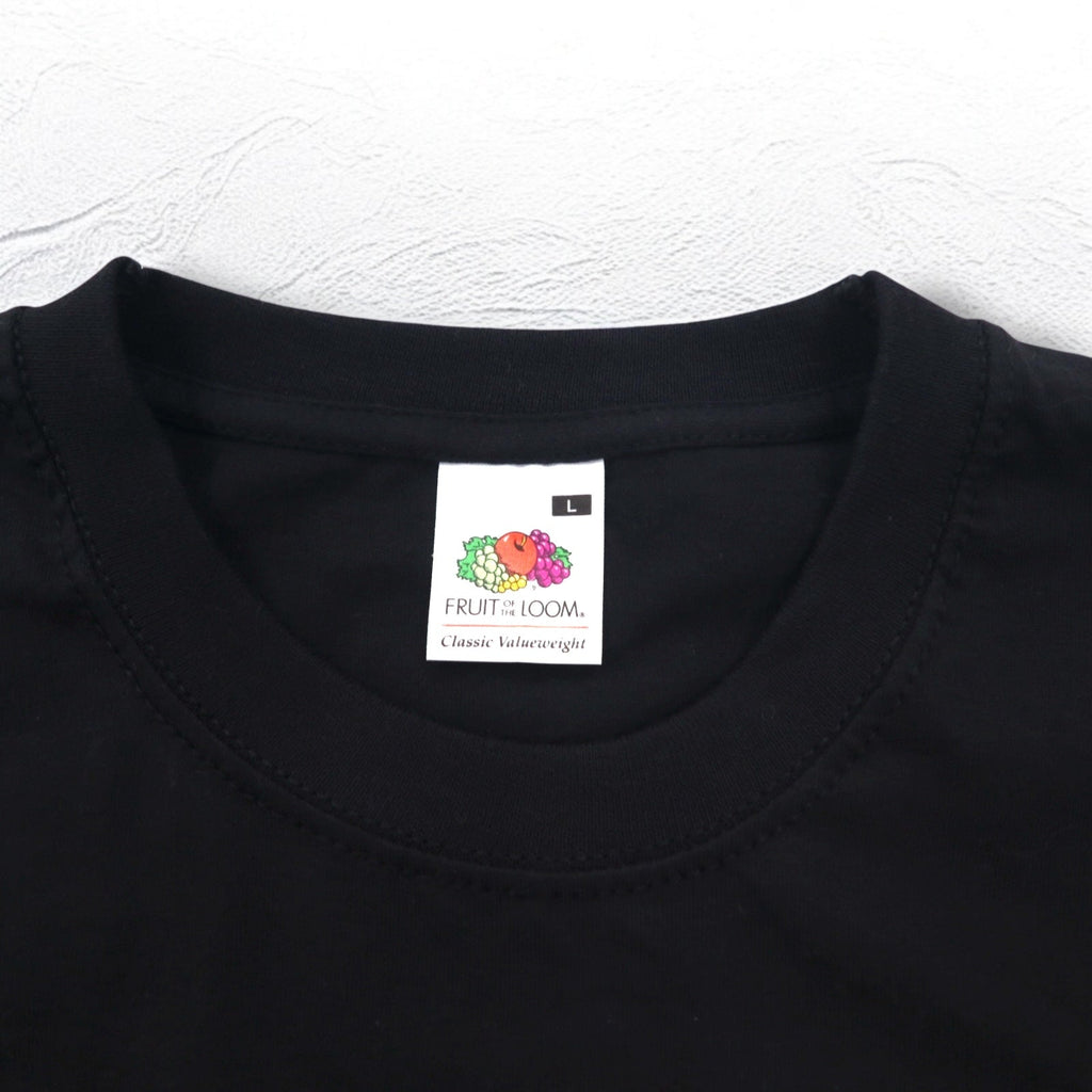 SLAYER スレイヤー バンド Tシャツ L ブラック コットン 両面プリント スカル FRUIT OF THE LOOM モロッコ製