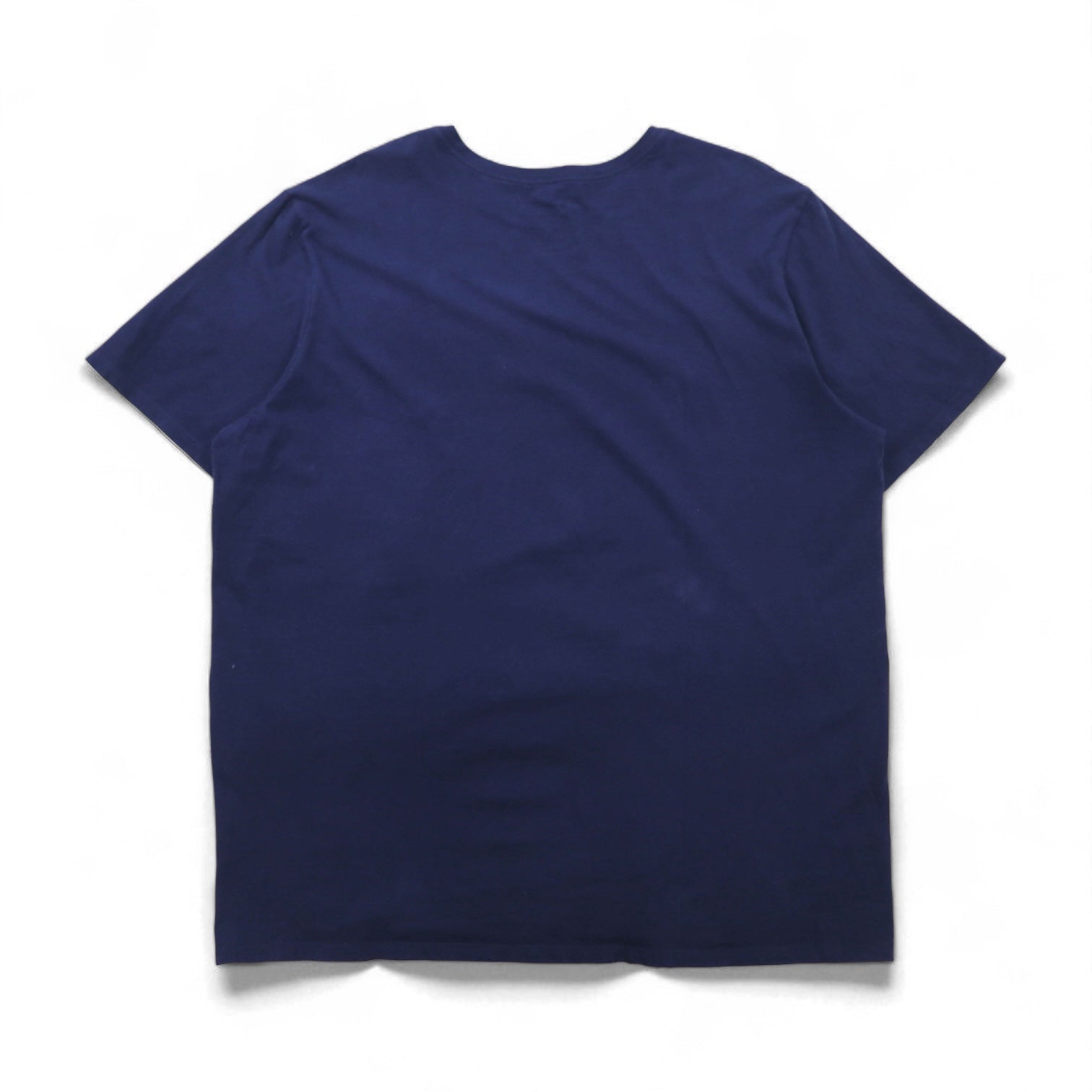 NIKE T-shirt da baseball stampata 2XL blu navy cotone MLB INDIANS Center Swoosh