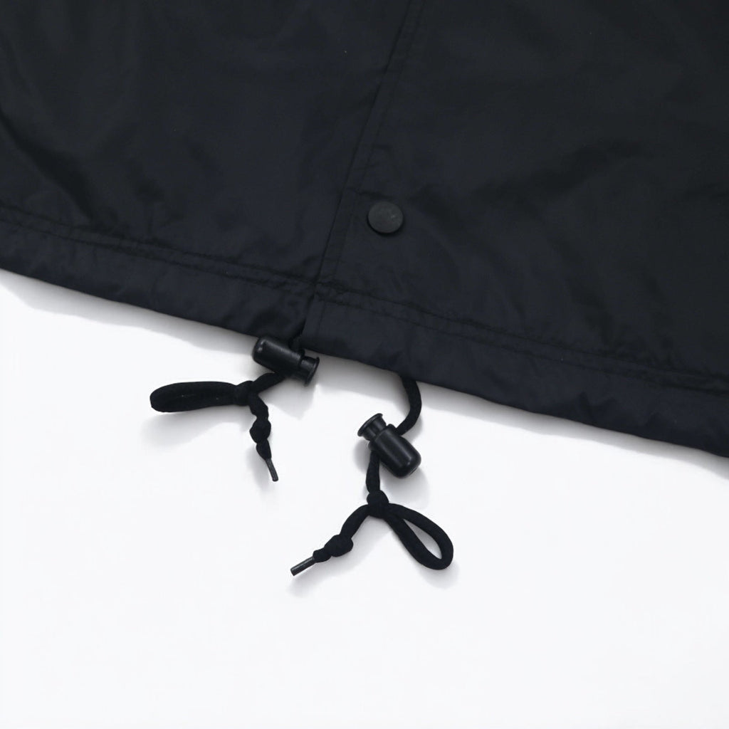 Champion 90年代 オーバーサイズ コーチジャケット M ブラック ナイロン メッシュライナー スクリプトロゴ
