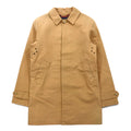 RALPH LAUREN anni '90 Impermeabile con collo a listino in gomma taglia S Beige Fodera a quadri