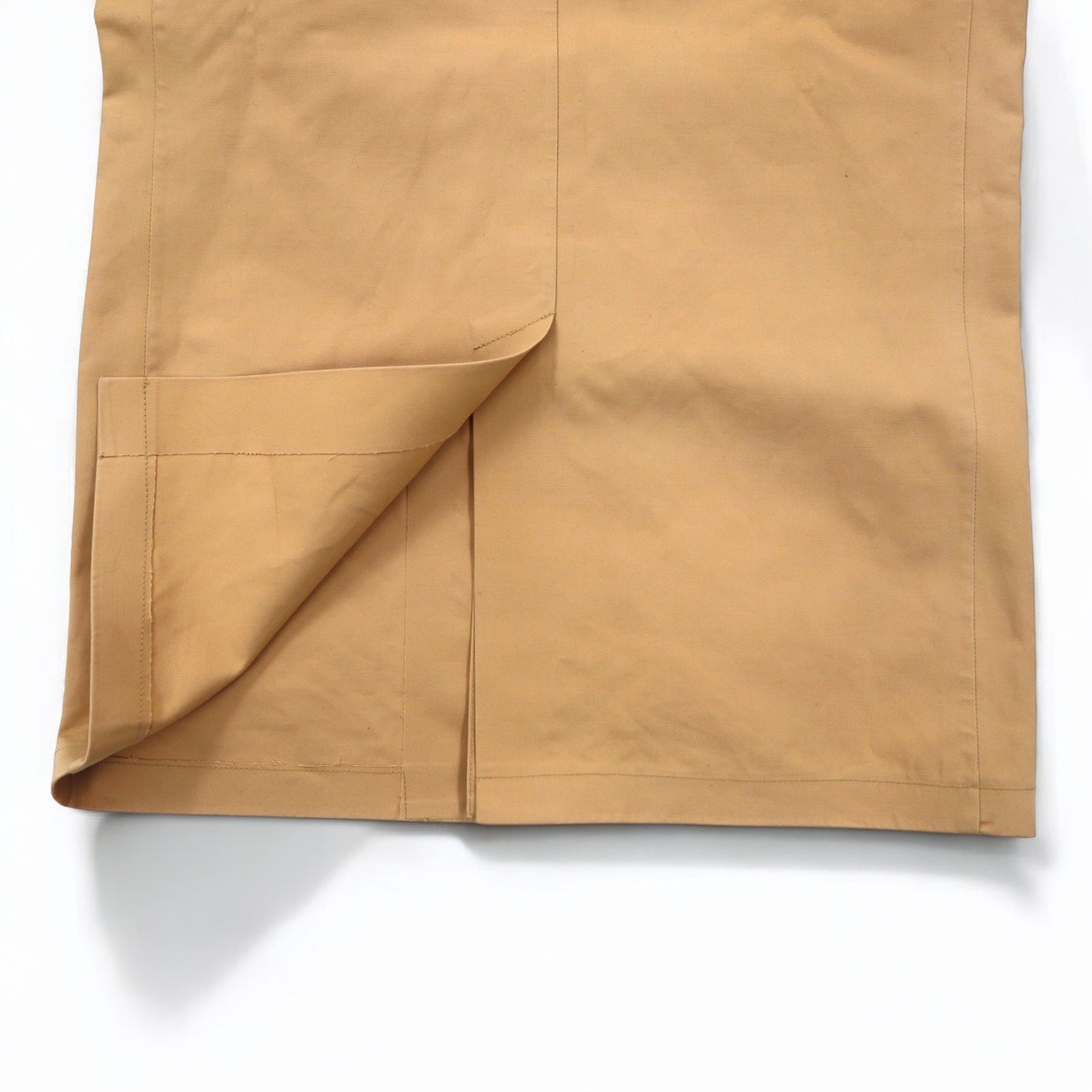 RALPH LAUREN anni '90 Impermeabile con collo a listino in gomma taglia S Beige Fodera a quadri
