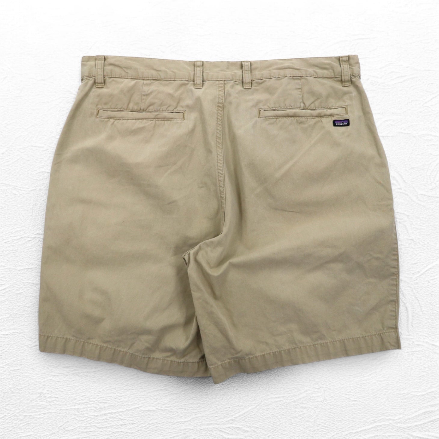 patagonia All-Wear shorts pantaloncini L beige cotone organico 57675 Made in Sri Lanka