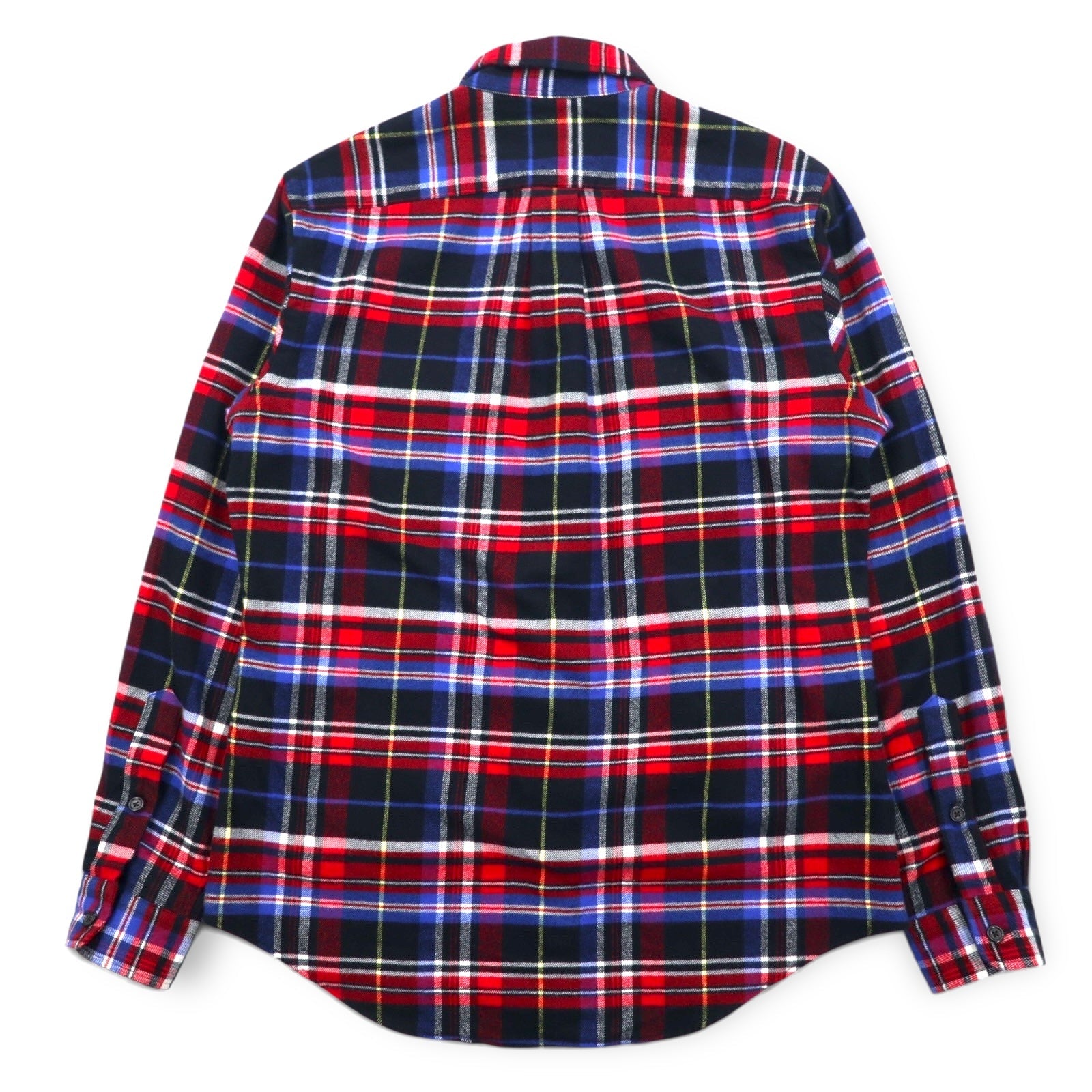 Polo by Ralph Lauren Camicia di flanella oversize M rosso cotone a quadri