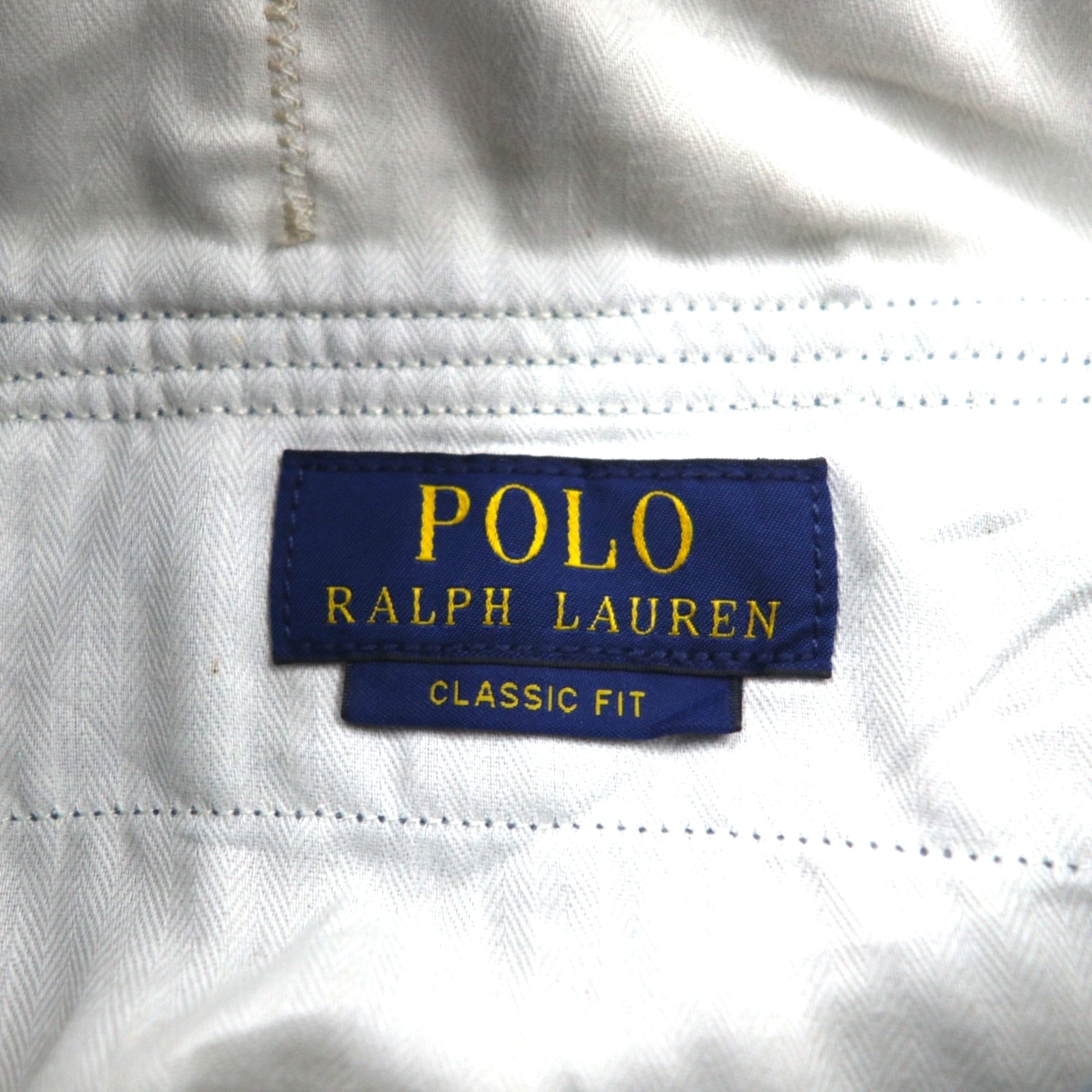 POLO RALPH LAUREN Utility Canvas Baggy Short Cargo Pants Shorts L Grey Knee-Length