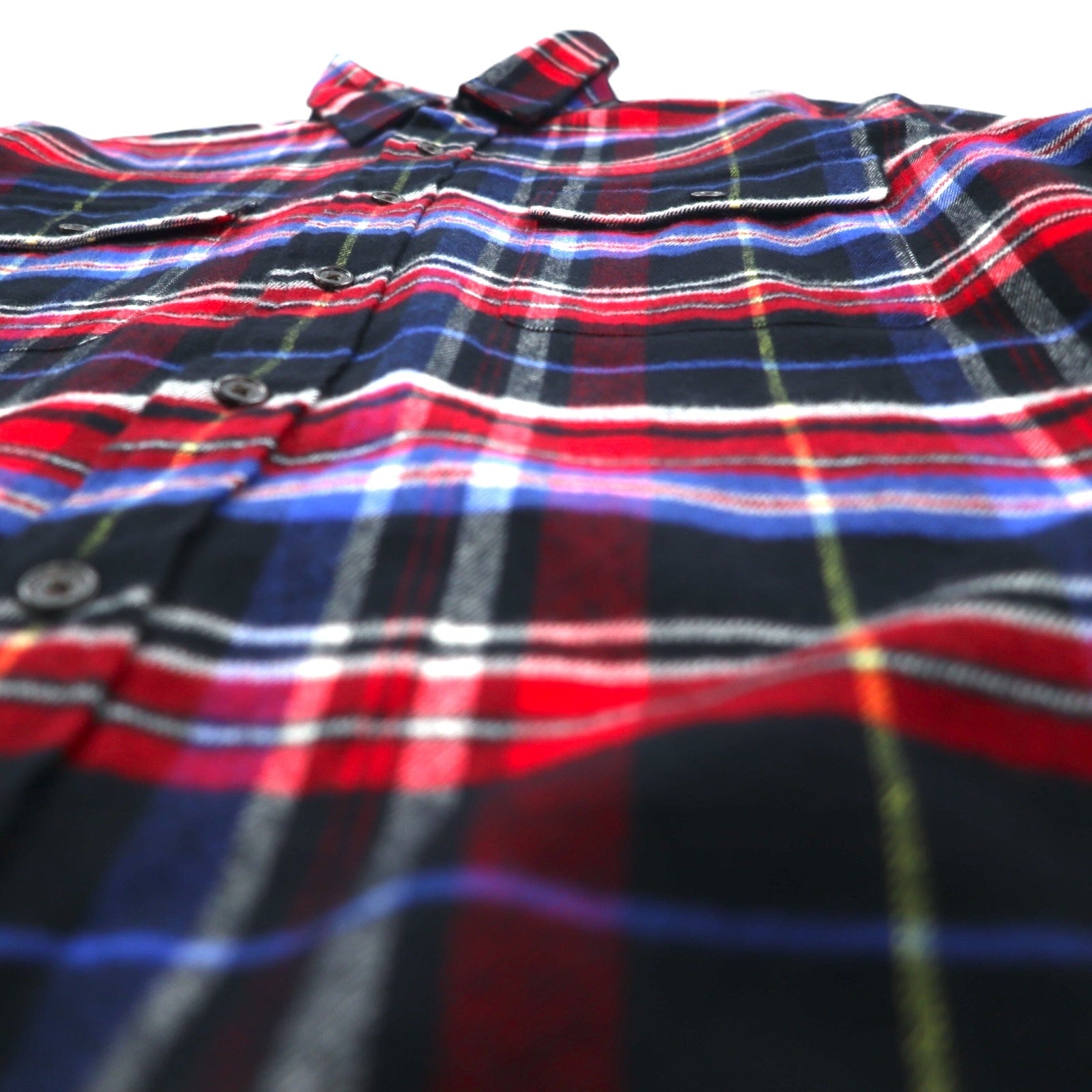 Polo by Ralph Lauren Camicia di flanella oversize M rosso cotone a quadri
