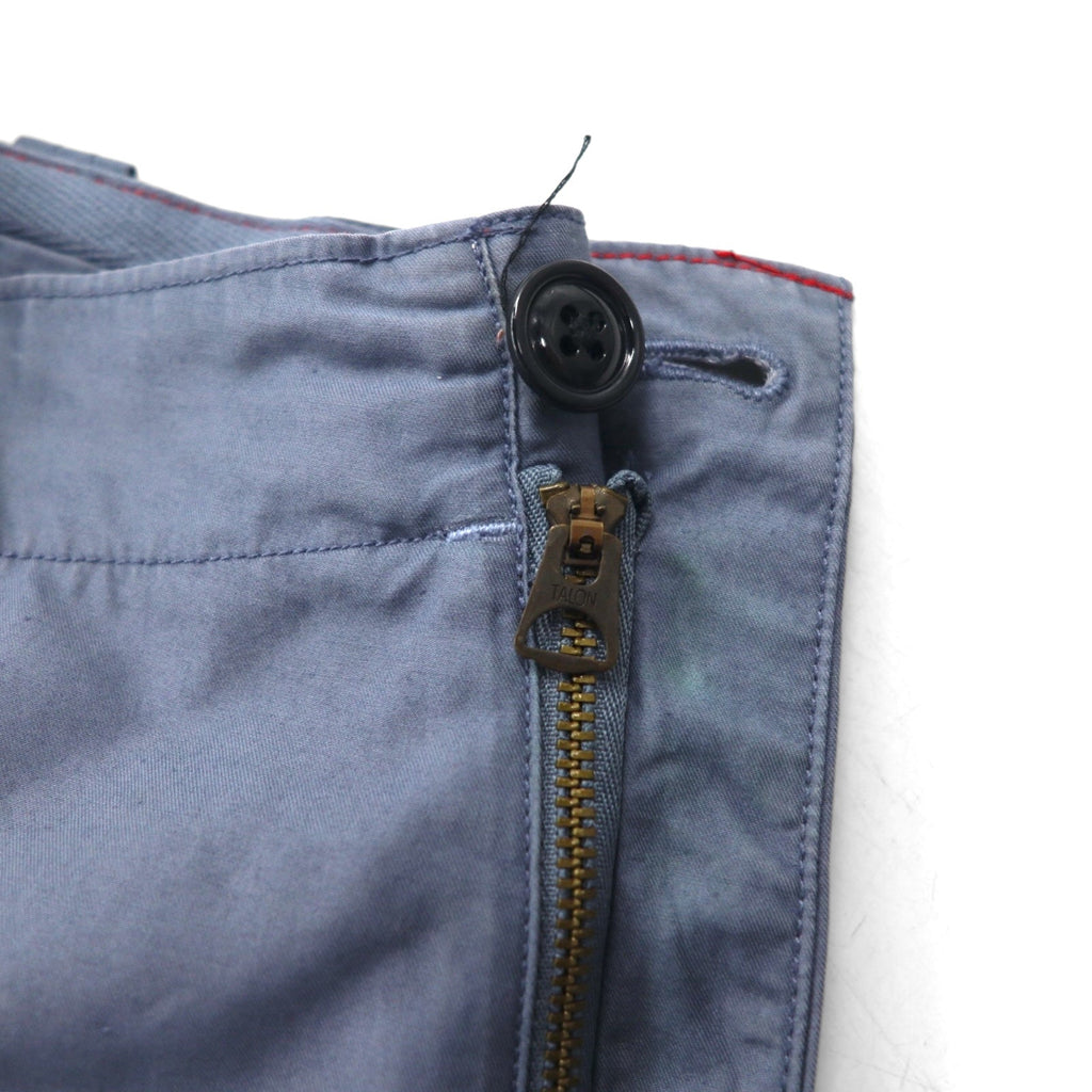 POLO RALPH LAUREN Utility Canvas Baggy Short Cargo Pants Shorts L Grey Knee-Length