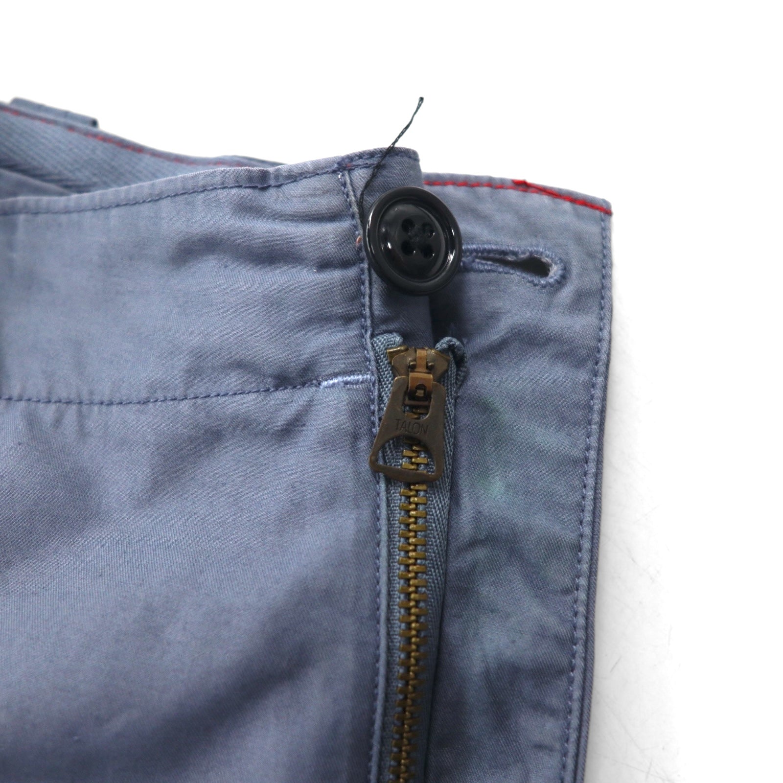 POLO RALPH LAUREN Utility Canvas Baggy Short Cargo Pants Shorts L Grey Knee-Length