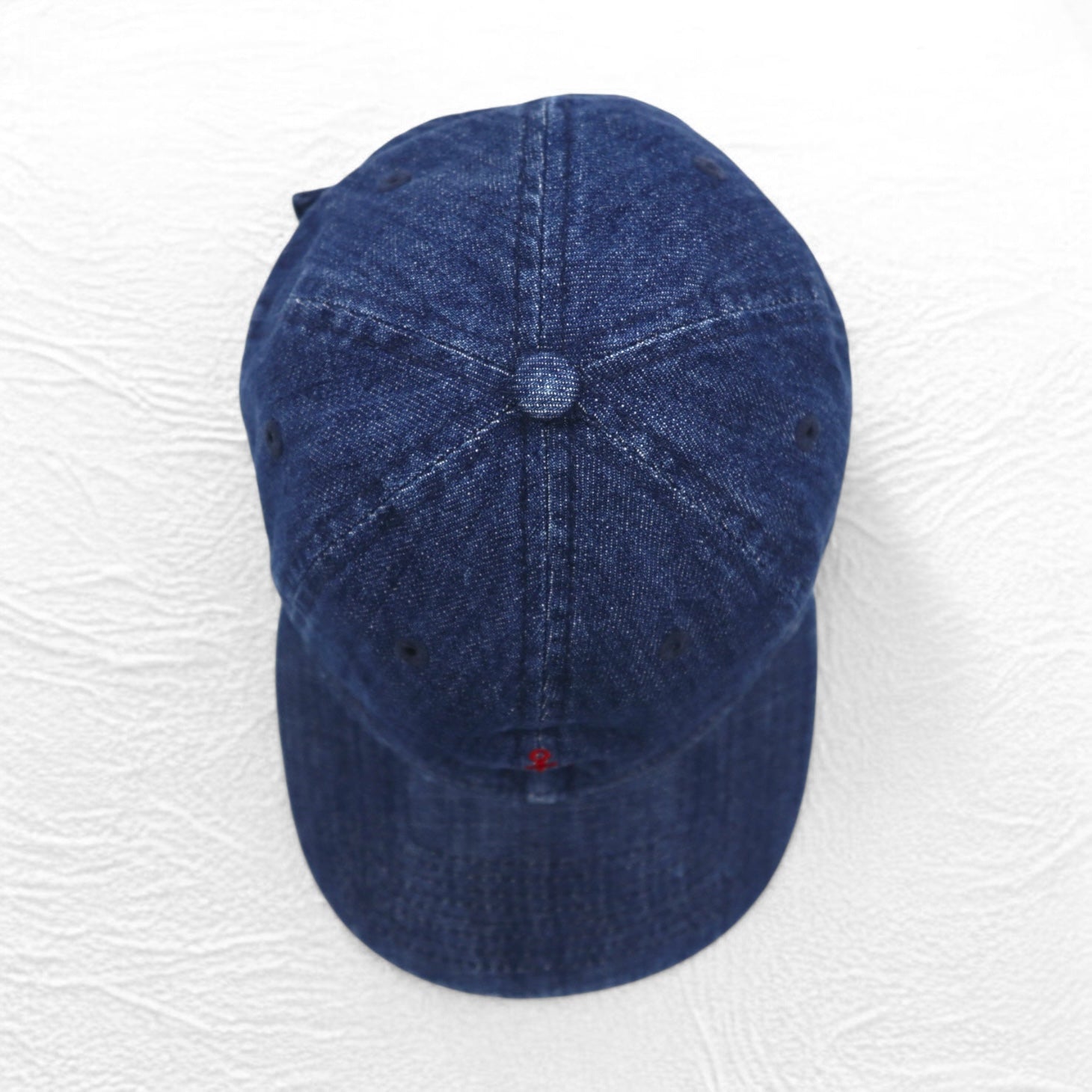 BLUE BLUE × NEW ERA Berretto da baseball, taglia unica, con cinturino, denim indaco, ricamo a ancora