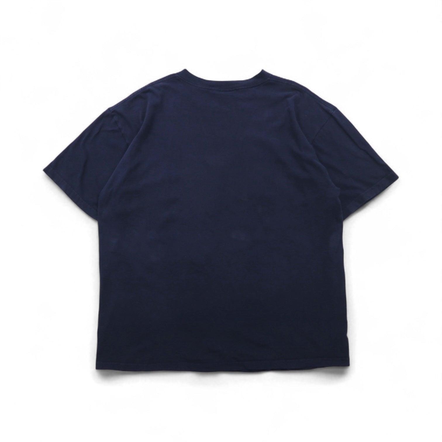 Nautica Anni '90 Made in USA Maglietta con logo ricamato 2XL Blu navy Cotone
