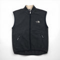 THE NORTH FACE 90年代 USA製 フリース ベスト S グレー ワンポイントロゴ ジップポケット