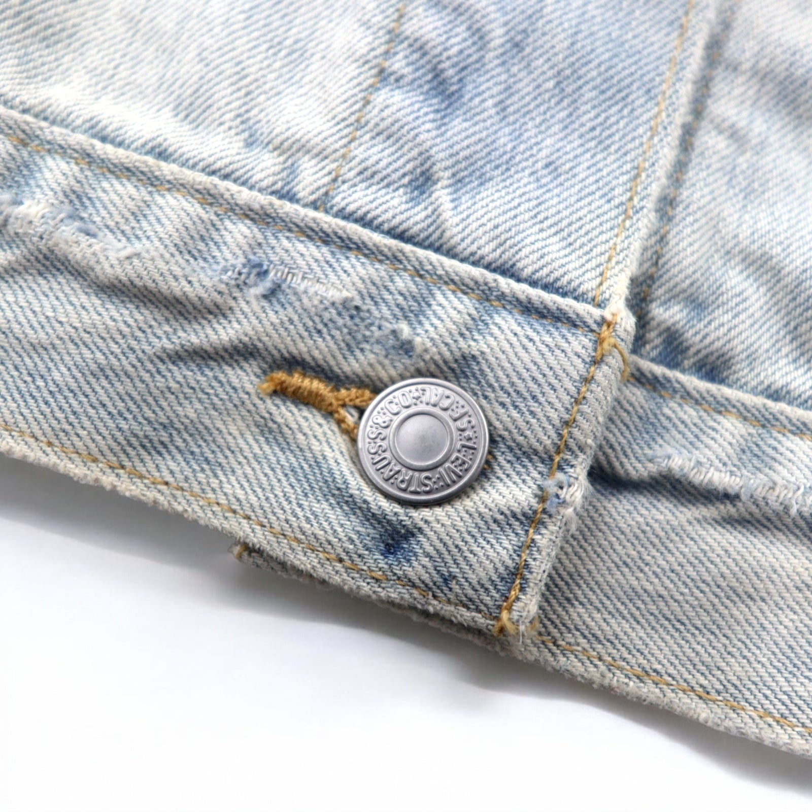 Levi's 3rdタイプ デニムジャケット Gジャン M ブルー アイスウォッシュ ヴィンテージ加工 29945-0002