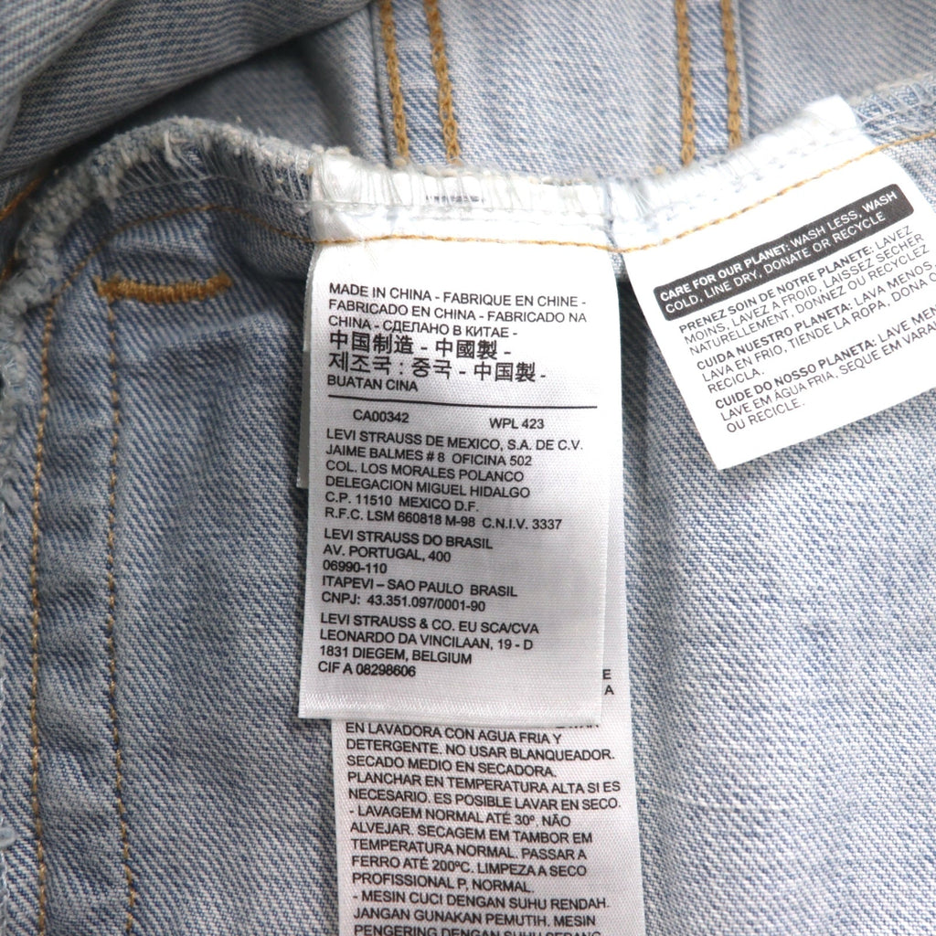 Levi's 3rdタイプ デニムジャケット Gジャン M ブルー アイスウォッシュ ヴィンテージ加工 29945-0002