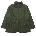 Barbour Giacca trapuntata XL Cachi Nylon Inserto Tweed VINTAGE TWEED QUILT JACKET LQU02620L71