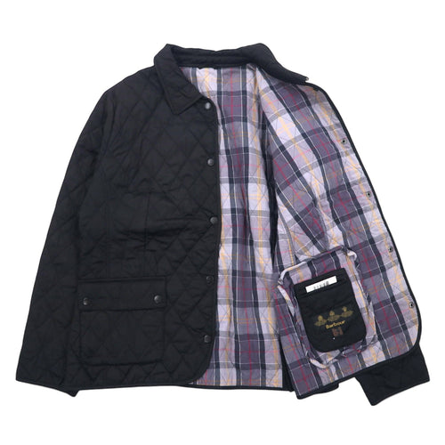 Barbour Giacca trapuntata XL Nera Poliestere Fodera a quadri CYNTHIA MATT QUILT JACKET L2359