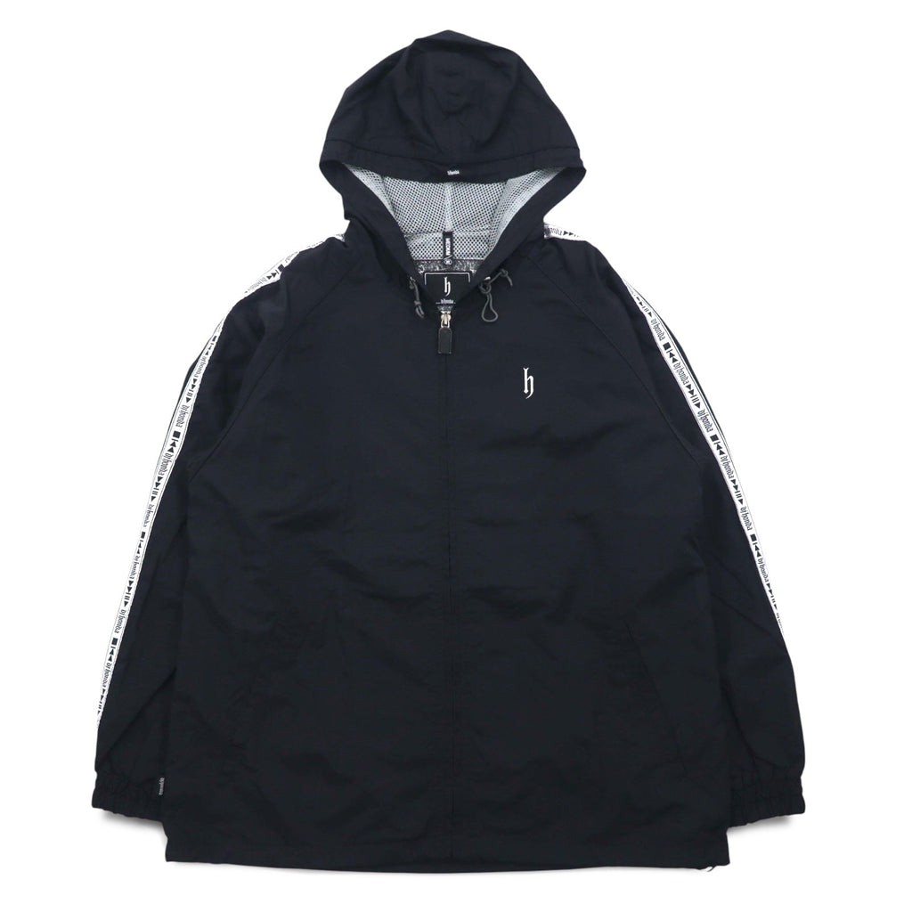 DJ honda 90年代 テックジャケット ナイロンパーカー M ブラック テープロゴ TECH JACKET