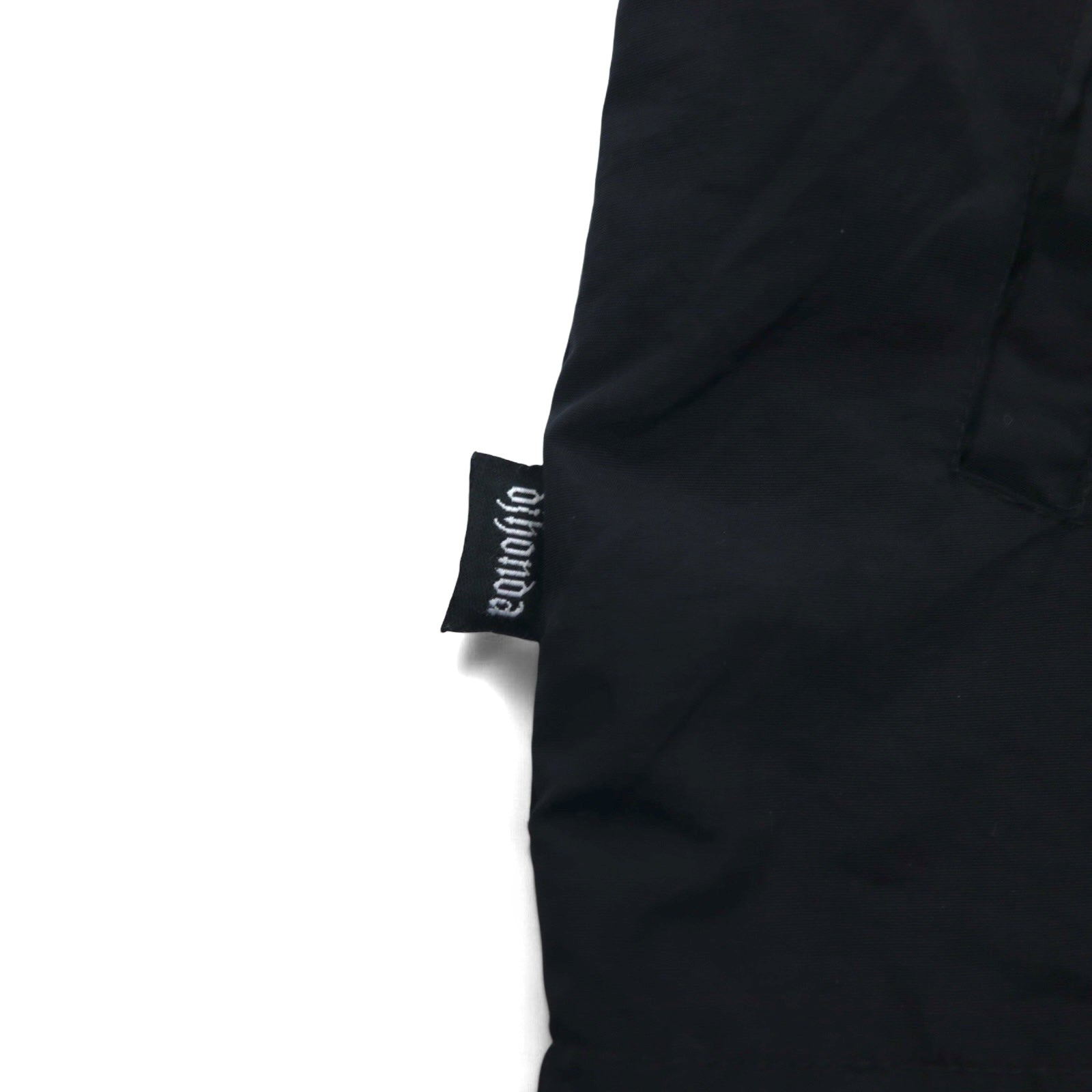 DJ Honda anni '90 Tech Jacket, parka in nylon, taglia M, nero, logo a nastro, TECH JACKET