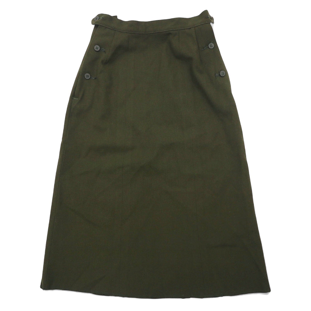 Esercito degli Stati Uniti, gonna da campo dell'esercito americano, linea ad A, 8R, kaki, lana, militare, GONNA DA DONNA CAMPO WL OG108