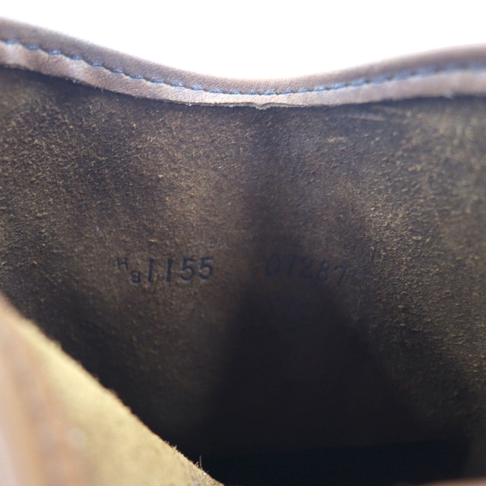REDWING 89 USA made 80s 11 pollici PECOS stivali PeCOS 26.5cm pelle marrone 1155 Print Feather Tag Vertical Feather