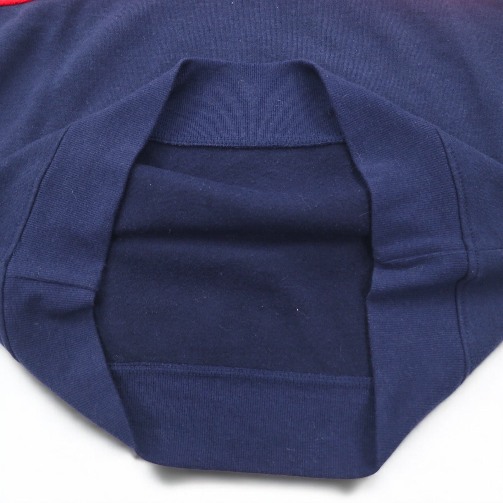 PLENTY TOUGH SPORT anni '90, felpa mezza zip, taglia M, blu navy, tricolore, interno felpato, logo a nastro