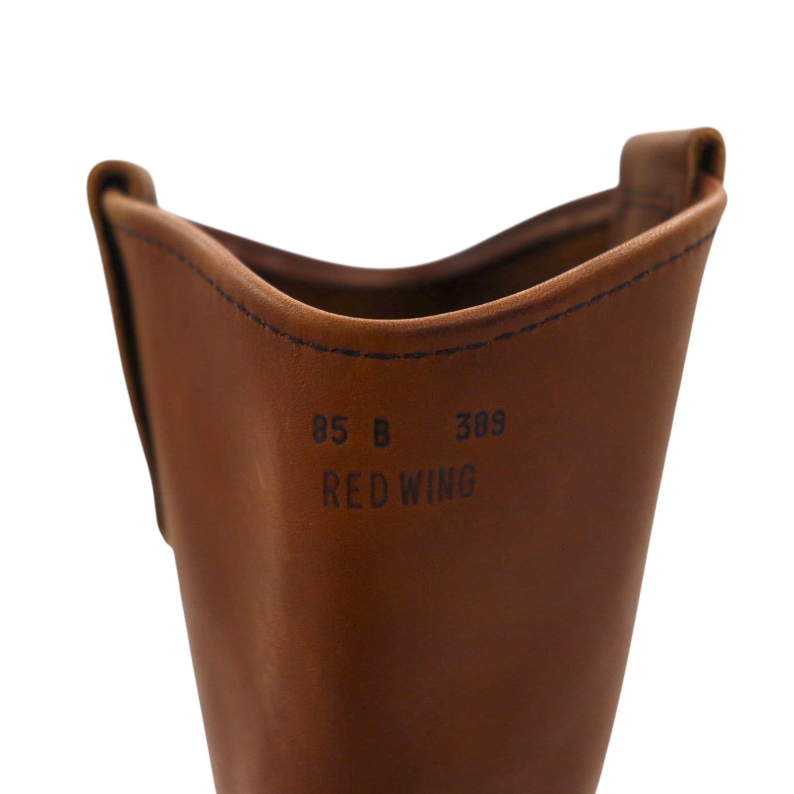 REDWING 89 USA made 80s 11 pollici PECOS stivali PeCOS 26.5cm pelle marrone 1155 Print Feather Tag Vertical Feather