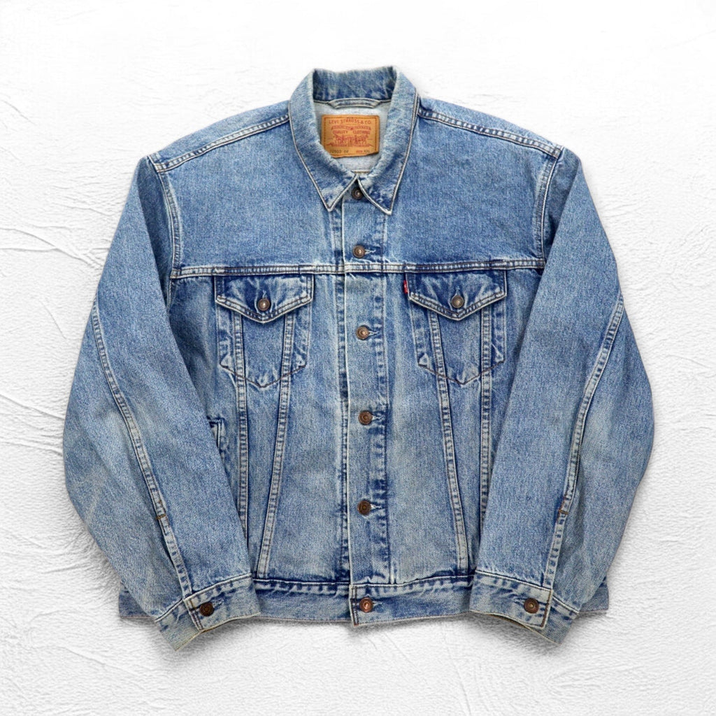 Levi's Made in Croatia Anni '90 Modello Euro 70503 Giacca in denim G-Jean 2XL Indigo Blu