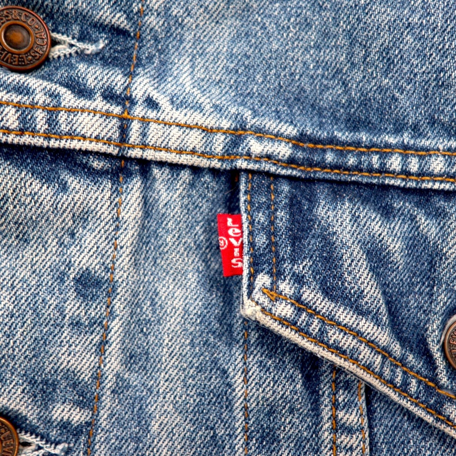 Levi's Made in Croatia Anni '90 Modello Euro 70503 Giacca in denim G-Jean 2XL Indigo Blu