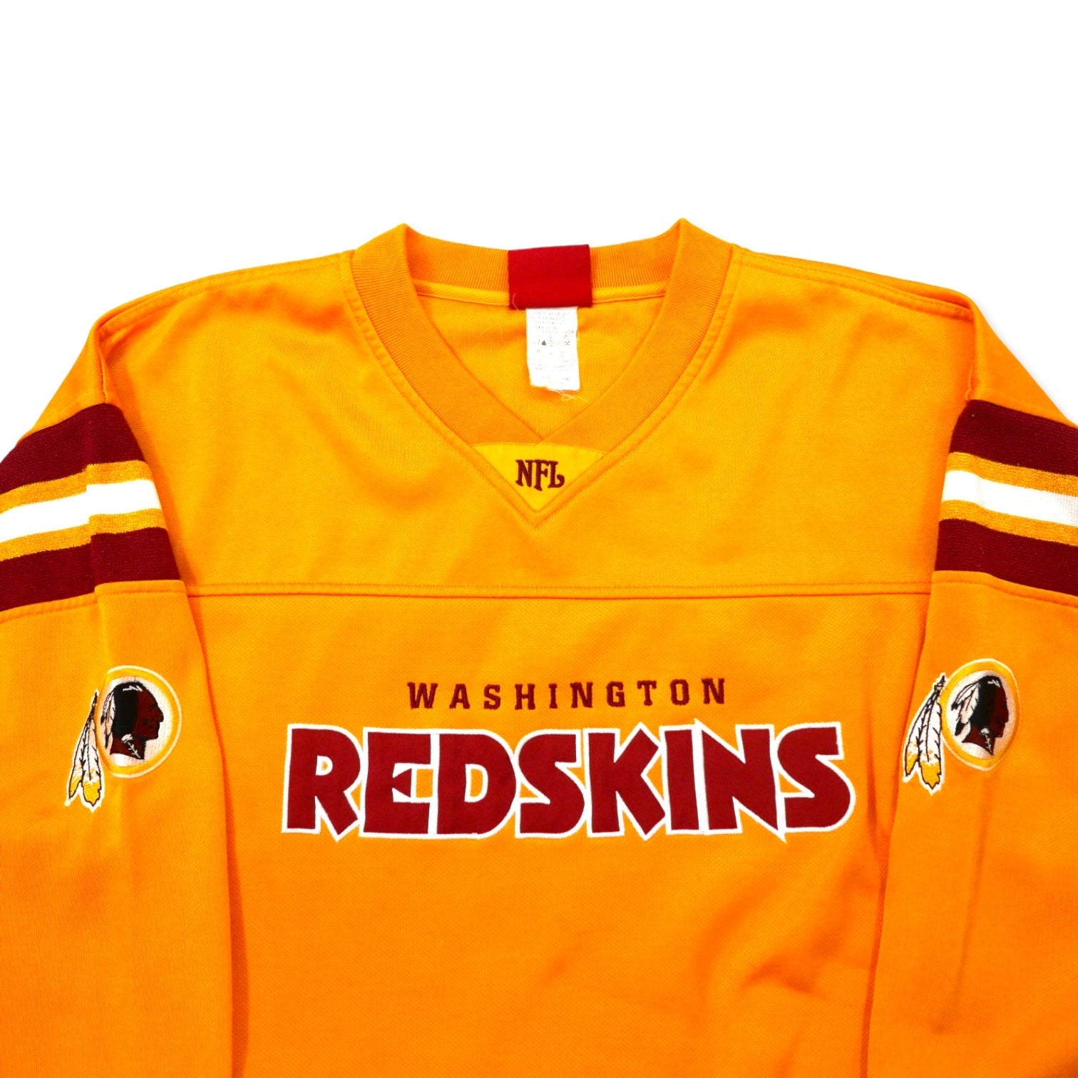 Maglia da gioco NFL, taglia XL, gialla, in poliestere, RED SKINS, taglia grande