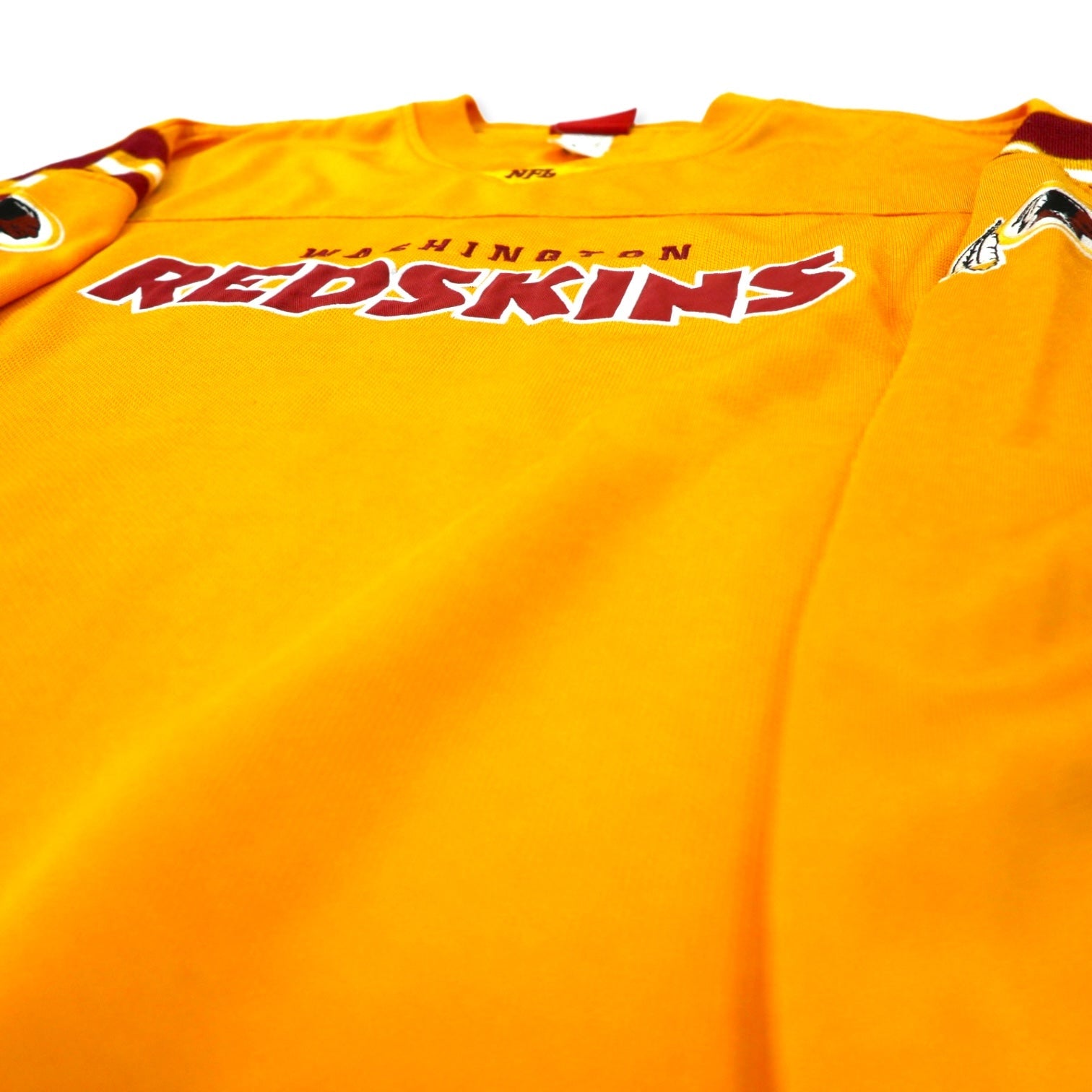 Maglia da gioco NFL, taglia XL, gialla, in poliestere, RED SKINS, taglia grande