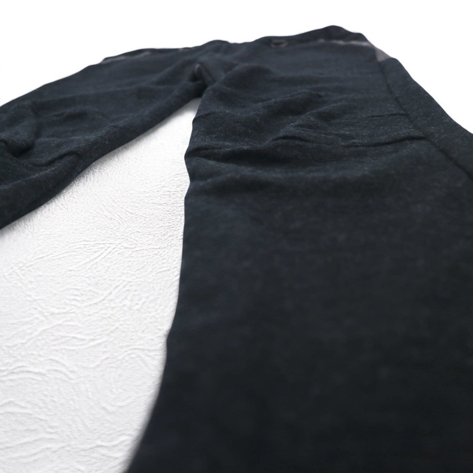 SUN SEA Free Market Pants - Pantaloni facili in maglia L grigio, made in Japan