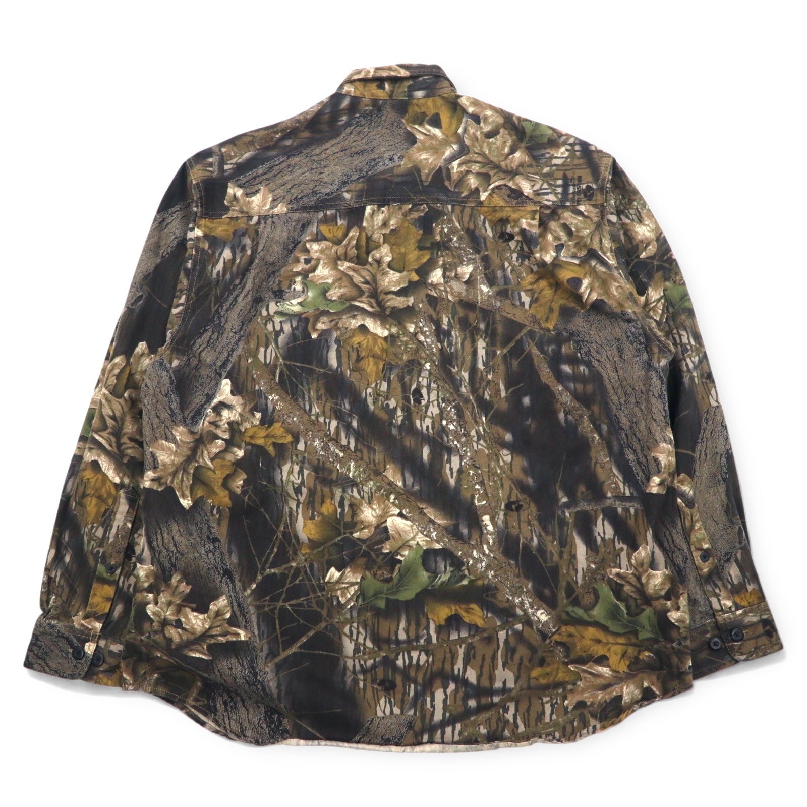 Columbia camicia button-down RealTree Camo XL Kaki cotone MOSSY OAK taglia grande