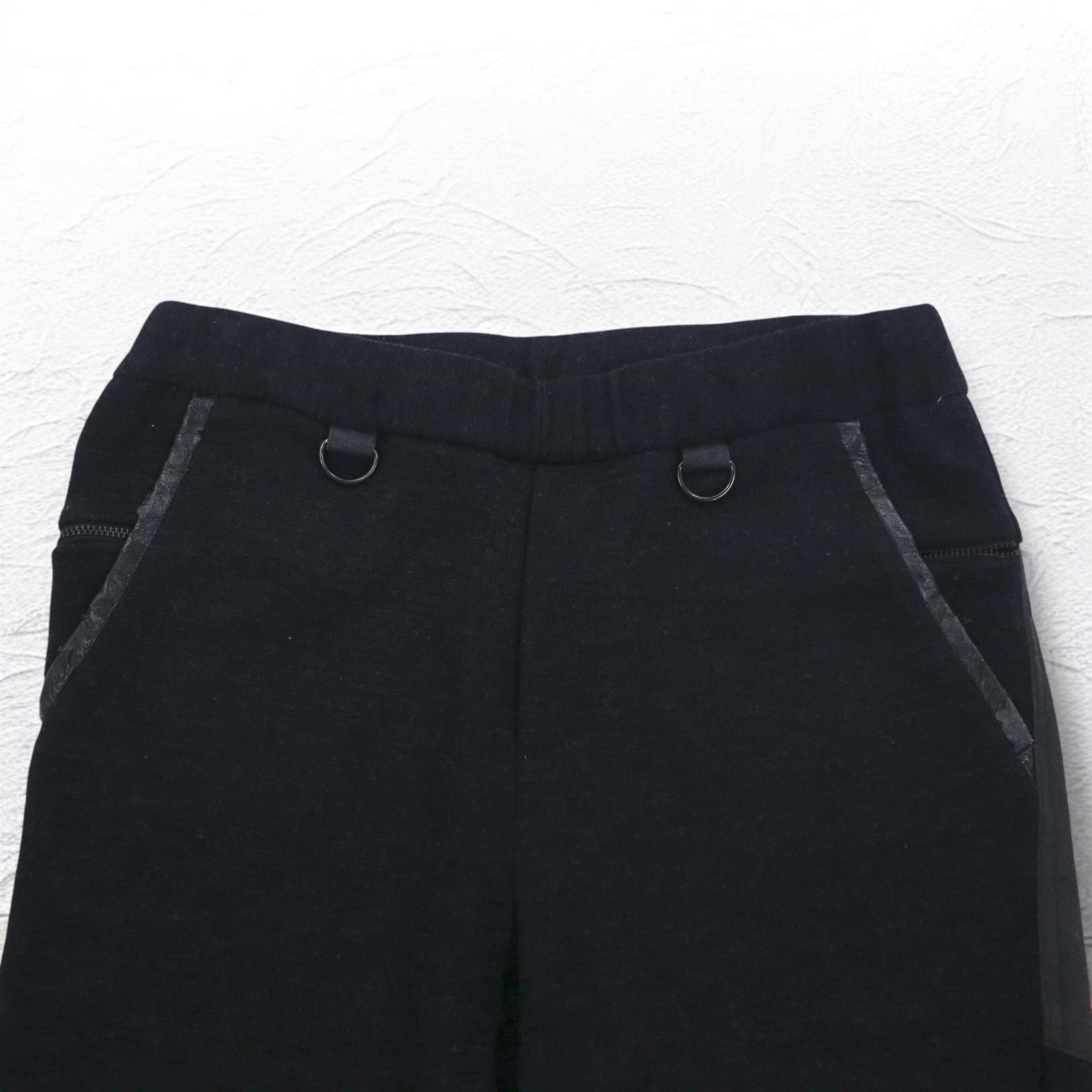 SUN SEA Free Market Pants - Pantaloni facili in maglia L grigio, made in Japan