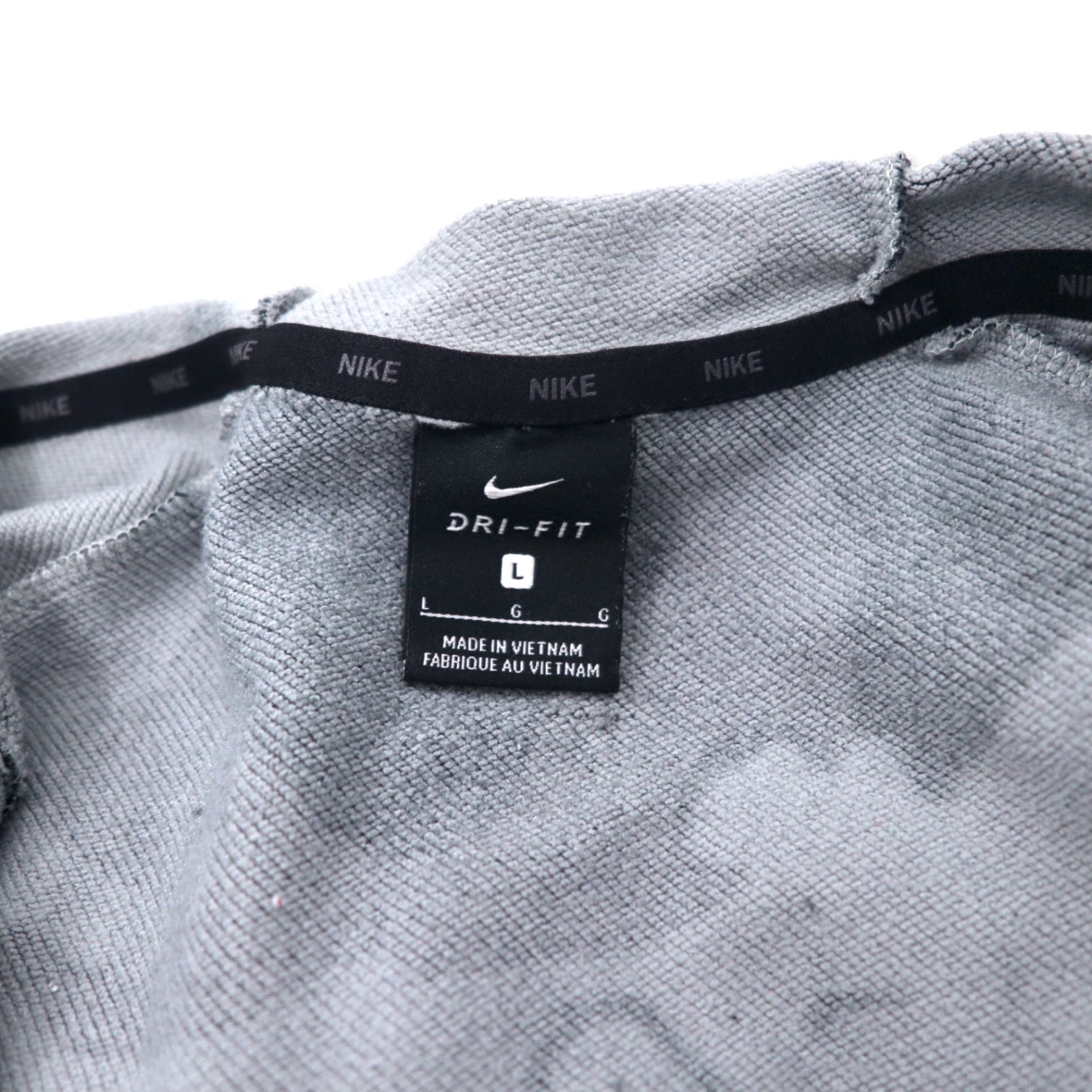NIKE Dri-FIT Felpa con Cappuccio Full-Zip L Grigio Mimetico Poliestere Logo Swoosh Dry Camo Graphic Full-zip Hoodie Jacket DRI-FIT BV2718-077