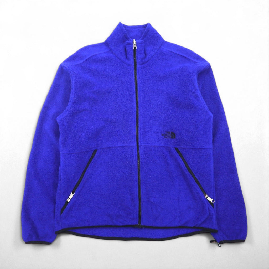 THE NORTH FACE 90年代 USA製 ポーラテック POLARTEC フリースジャケット M ブルー ジップポケット