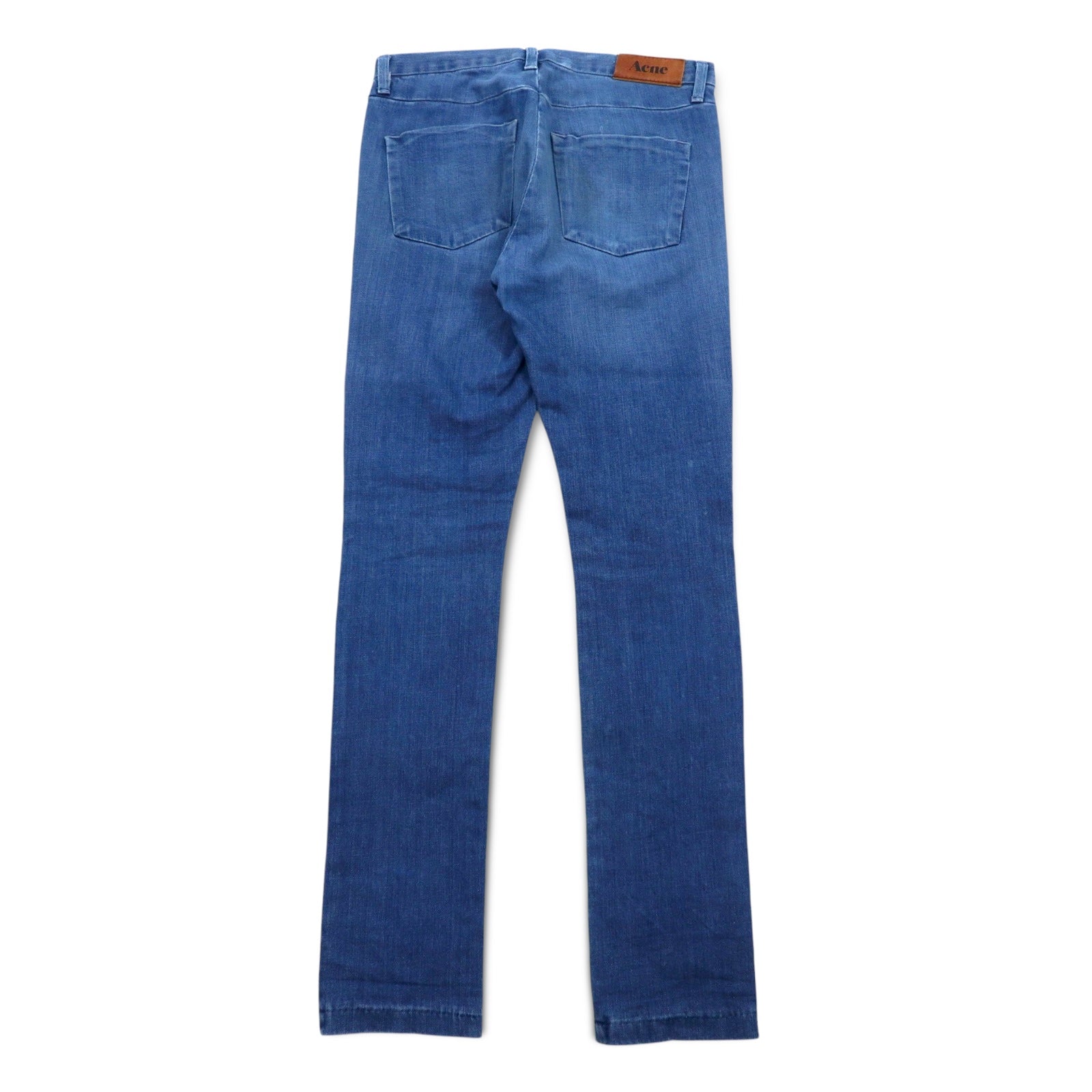 Acne jeans skinny elasticizzati M indaco blu cotone made in Turchia