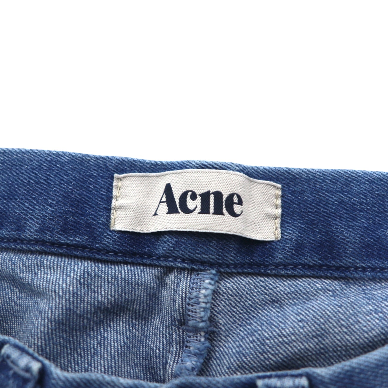 Acne jeans skinny elasticizzati M indaco blu cotone made in Turchia