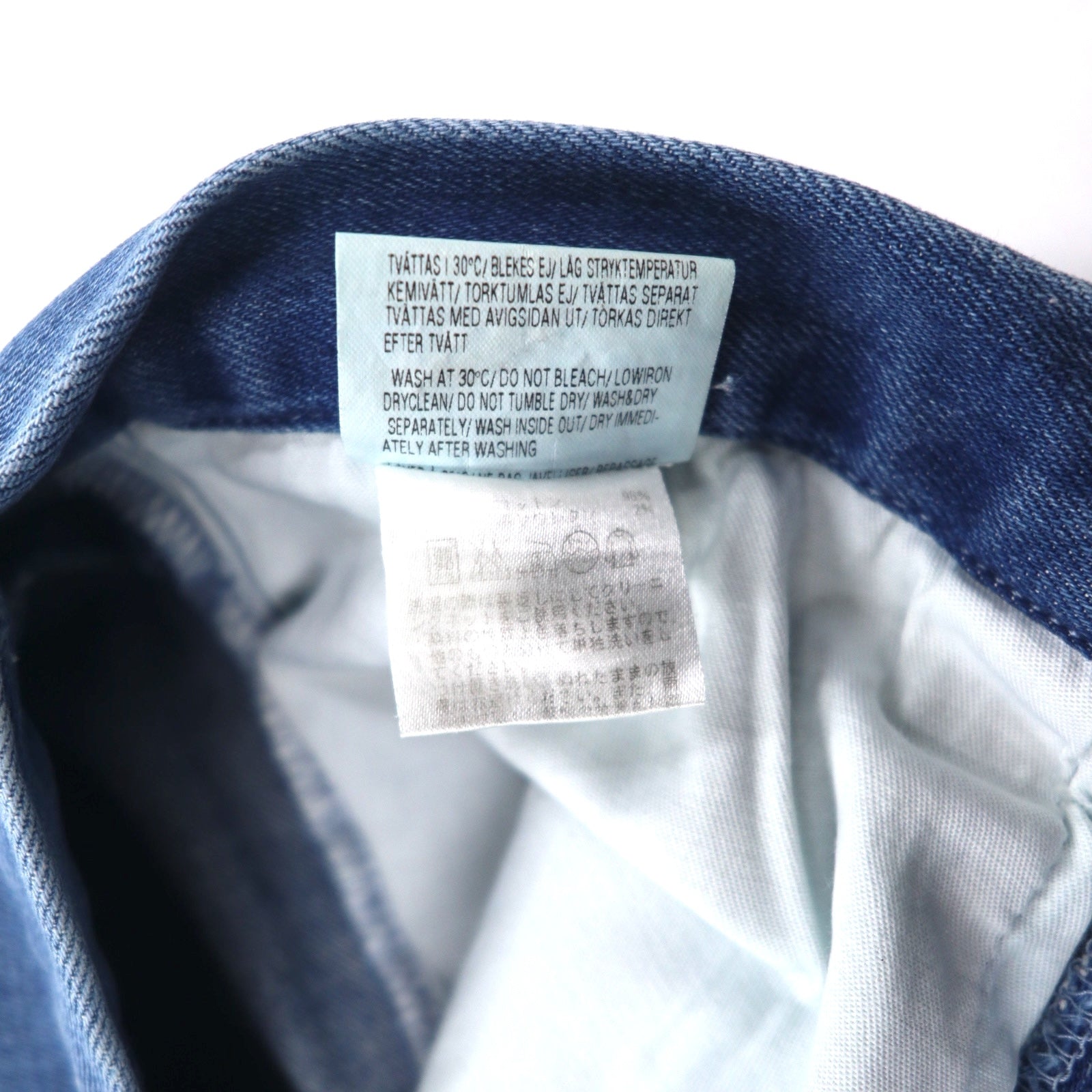 Acne jeans skinny elasticizzati M indaco blu cotone made in Turchia