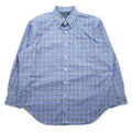 LAUREN RALPH LAUREN Camicia button-down XL blu cotone a quadri CLASSIC FIT STRETCH NON IRON