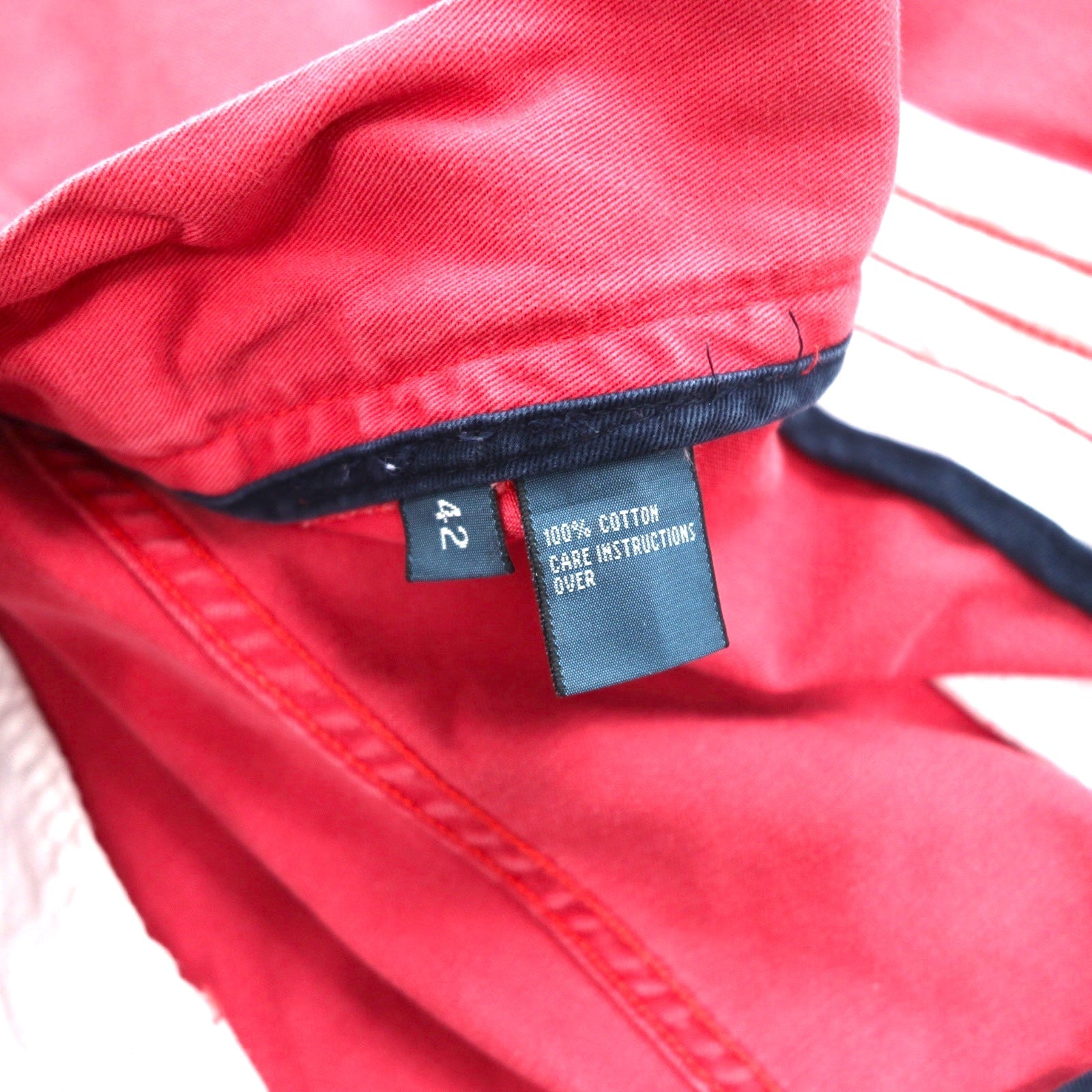 Polo by Ralph Lauren Pantaloncini cargo larghi Polo Chino anni '90 XL in cotone rosa