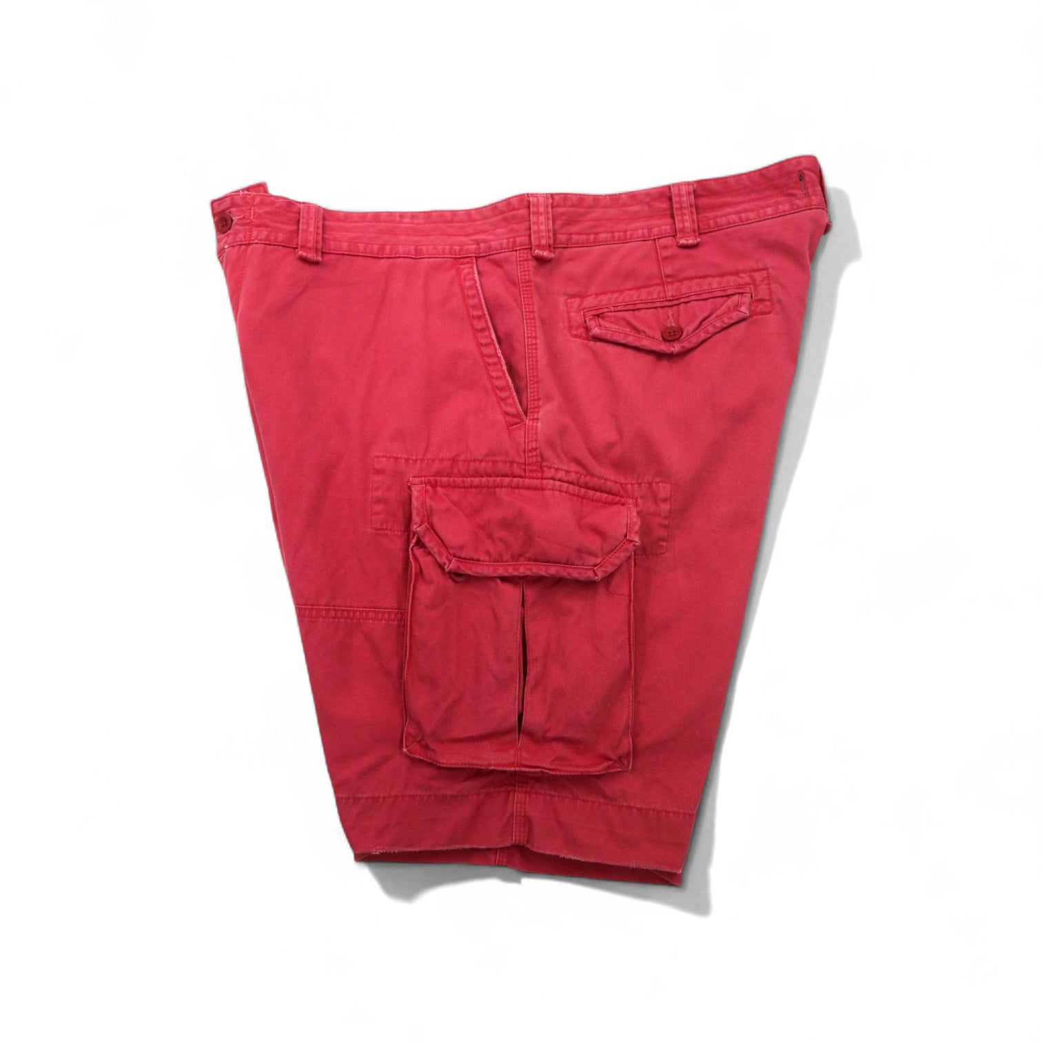 Polo by Ralph Lauren Pantaloncini cargo larghi Polo Chino anni '90 XL in cotone rosa